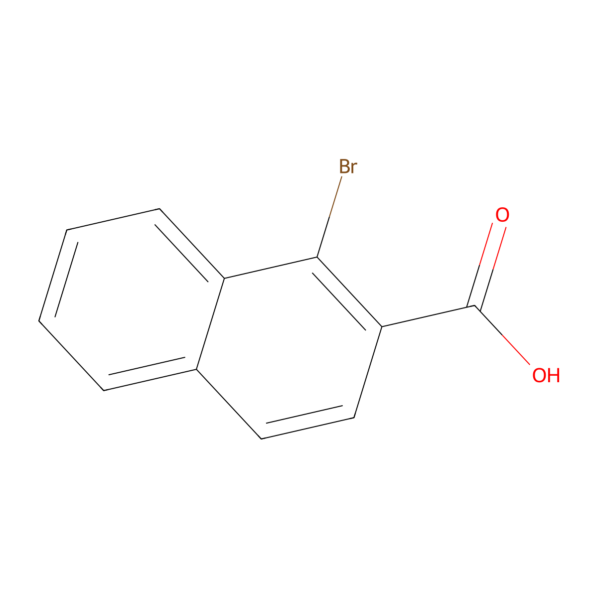 1-Bromo-2-naphthoic acid molecular structure, CAS 20717-79-7