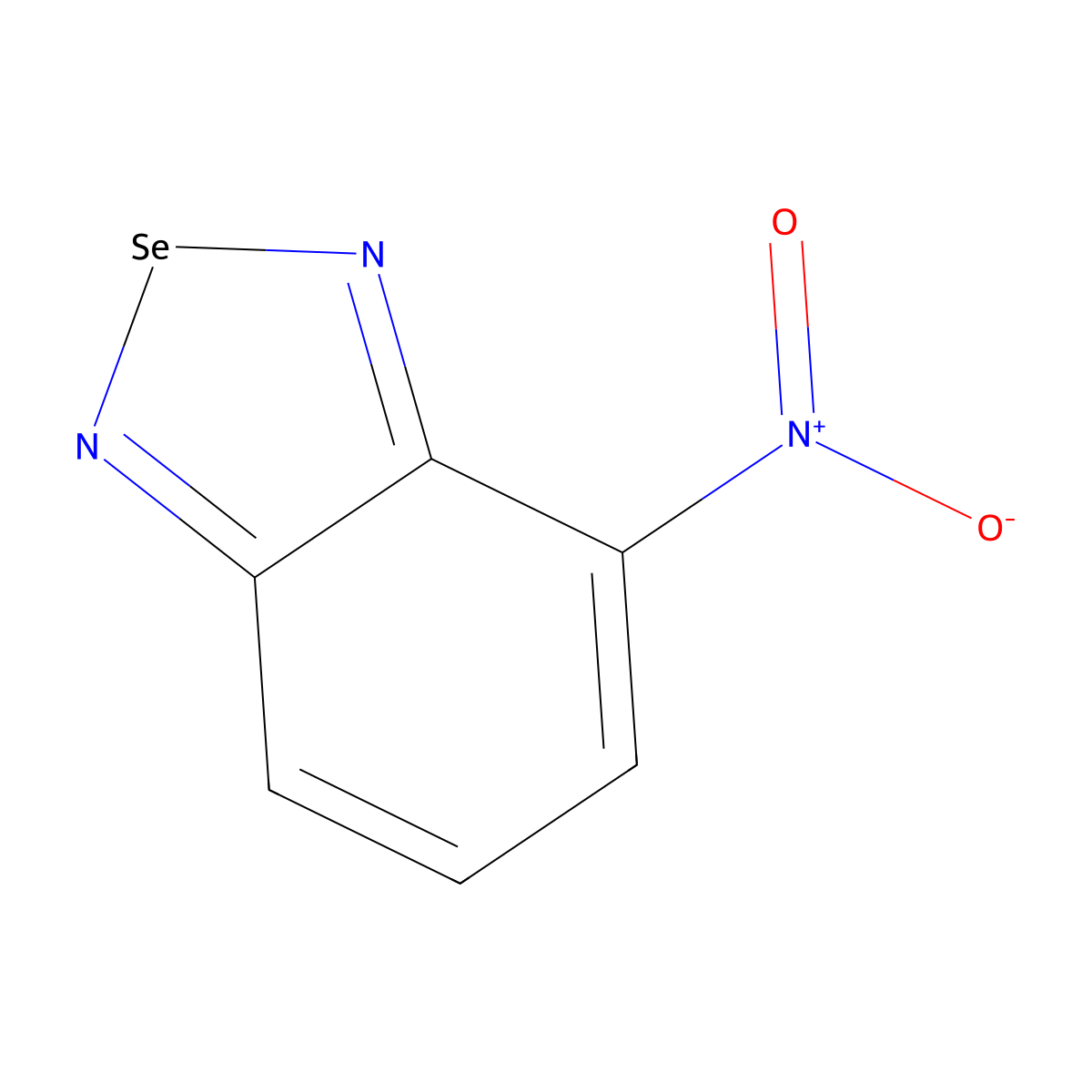 4-Nitro-2,1,3-benzoselenadiazole molecular structure, CAS 20718-41-6