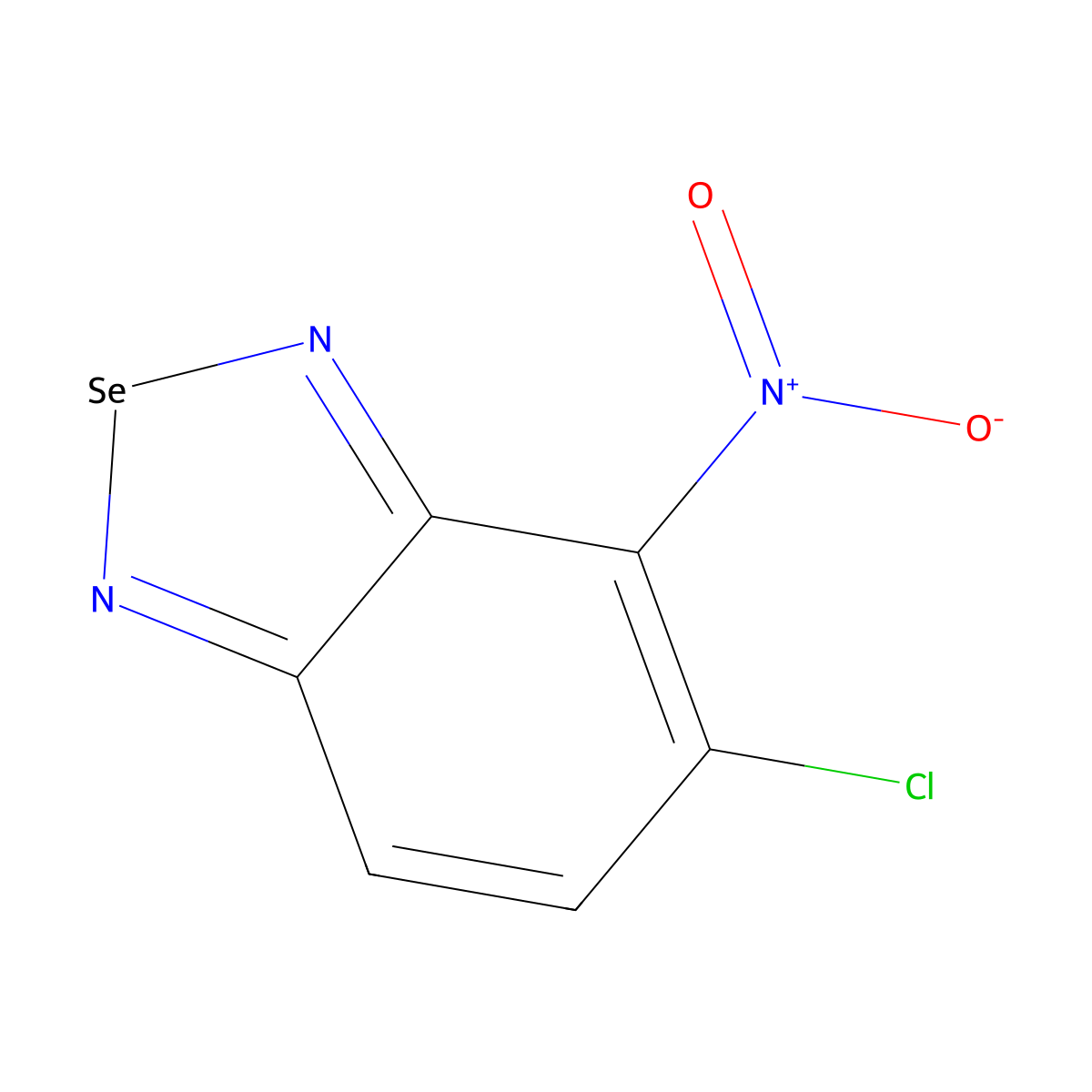 5-Chloro-4-nitro-2,1,3-benzoselenadiazole molecular structure, CAS 20718-46-1