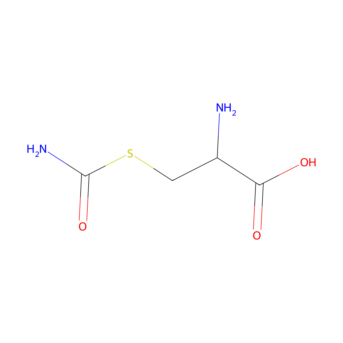 S-Carbamylcysteine molecular structure, CAS 2072-71-1