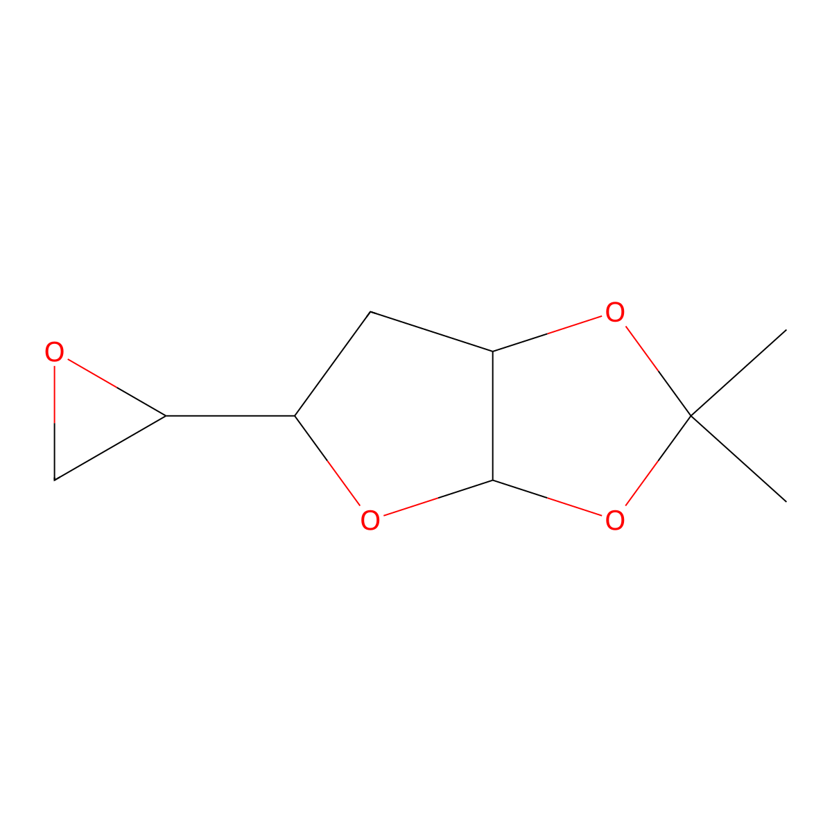 (3aR,5S,6aR)-2,2-Dimethyl-5-((S)-oxiran-2-yl)tetrahydrofuro[2,3-d][1,3]dioxole molecular structure, CAS 20720-51-8