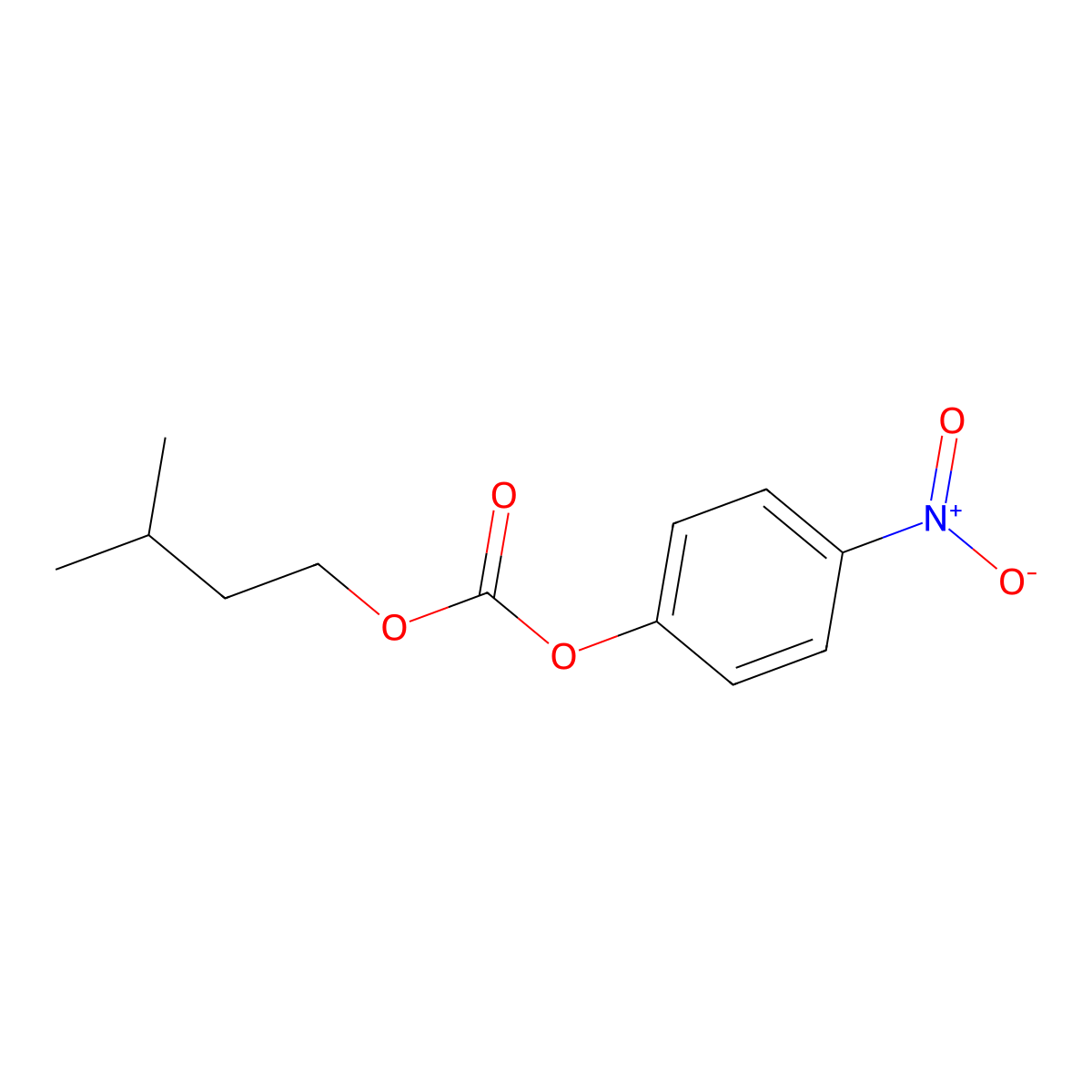 3-Methylbutyl 4-nitrophenyl carbonate molecular structure, CAS 2072152-21-5