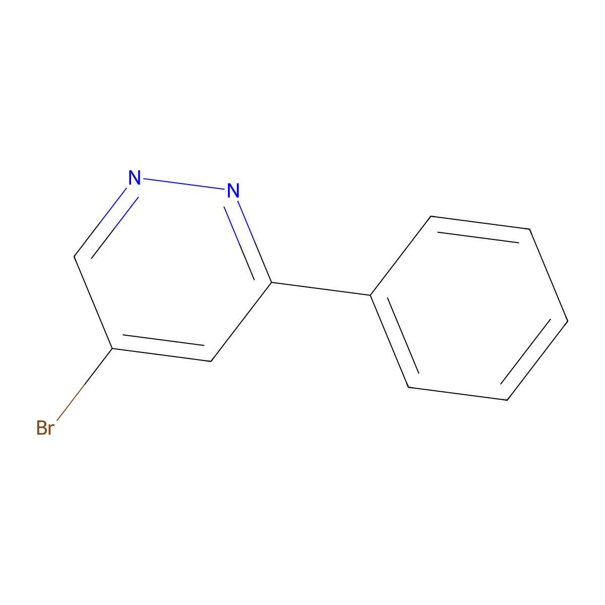 5-Bromo-3-phenylpyridazine molecular structure, CAS 207223-83-4