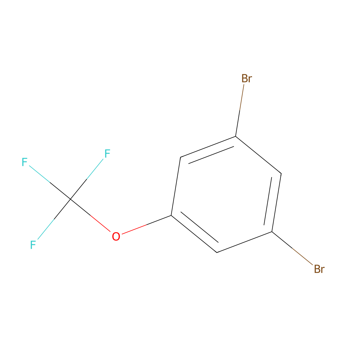 1,3-Dibromo-5-(trifluoromethoxy)benzene molecular structure, CAS 207226-31-1