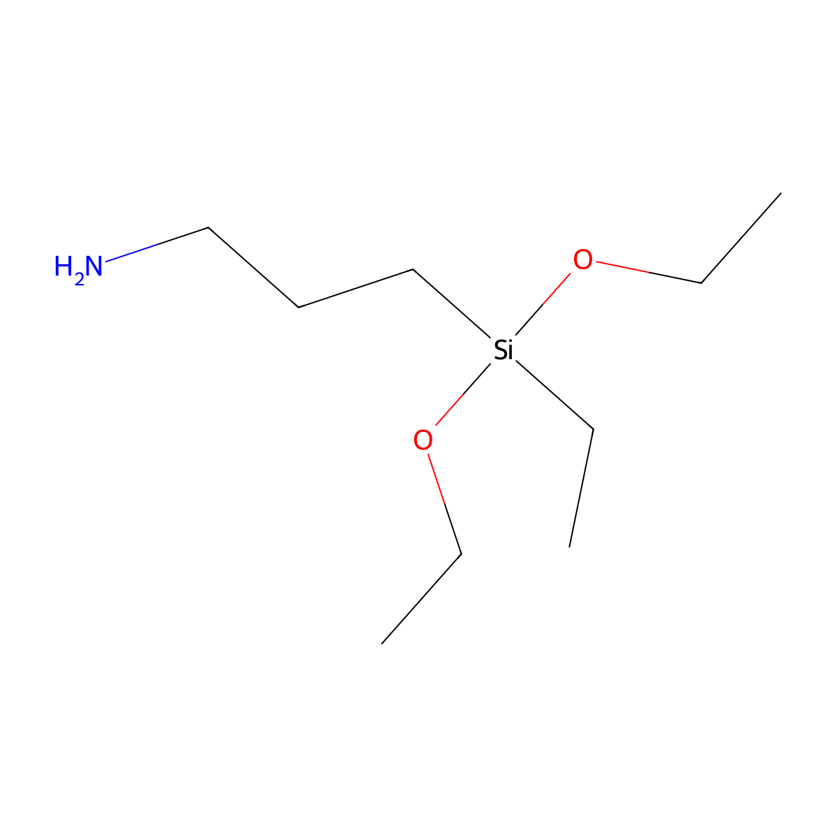 3-(Diethoxyethylsilyl)-1-propanamine molecular structure, CAS 20723-29-9