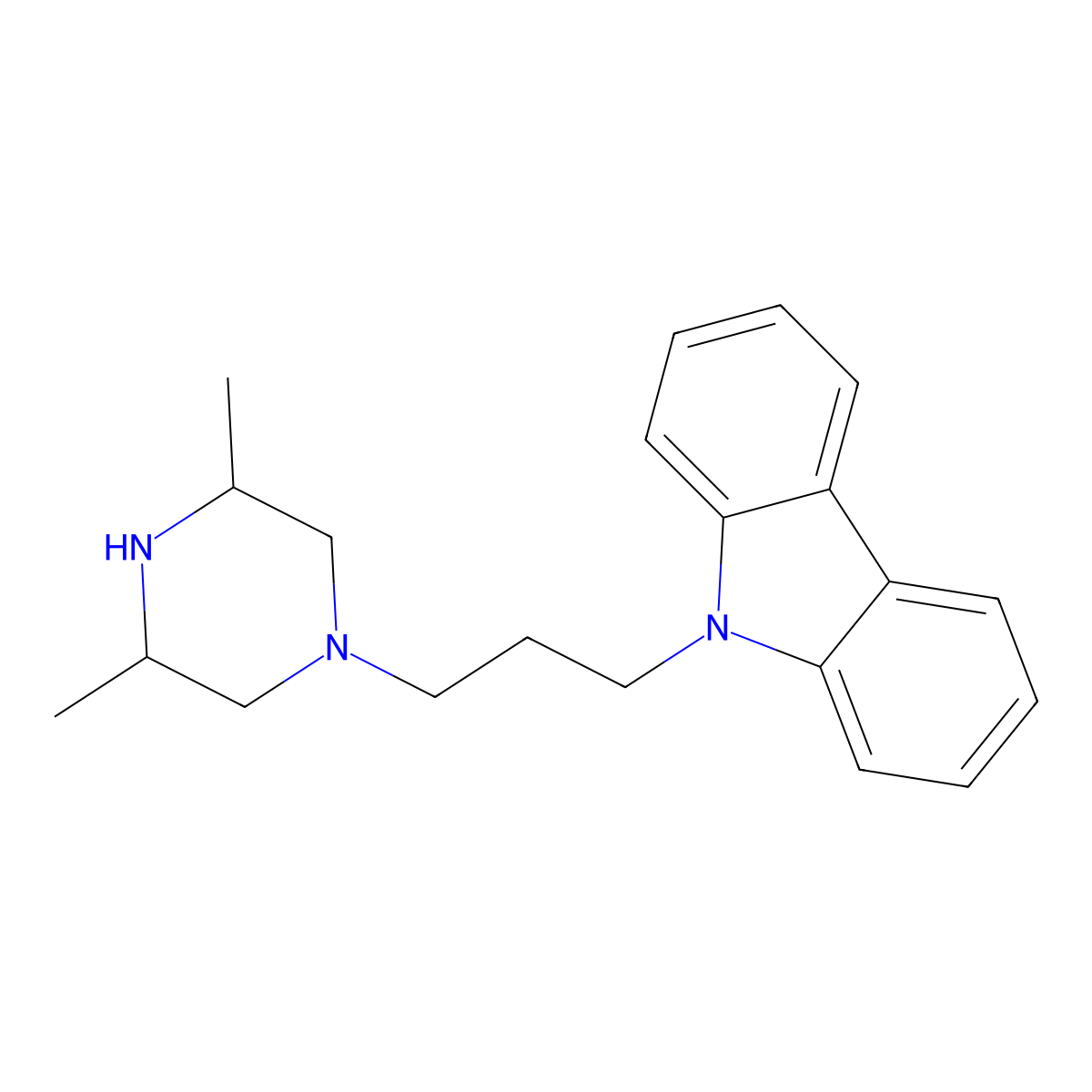 Rimcazole molecular structure, CAS 207233-98-5