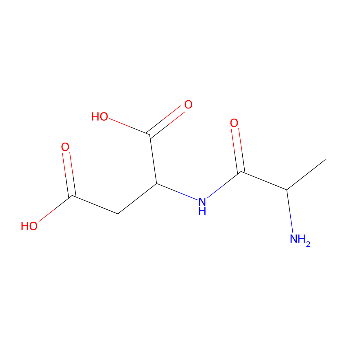 Ala-Asp molecular structure, CAS 20727-65-5
