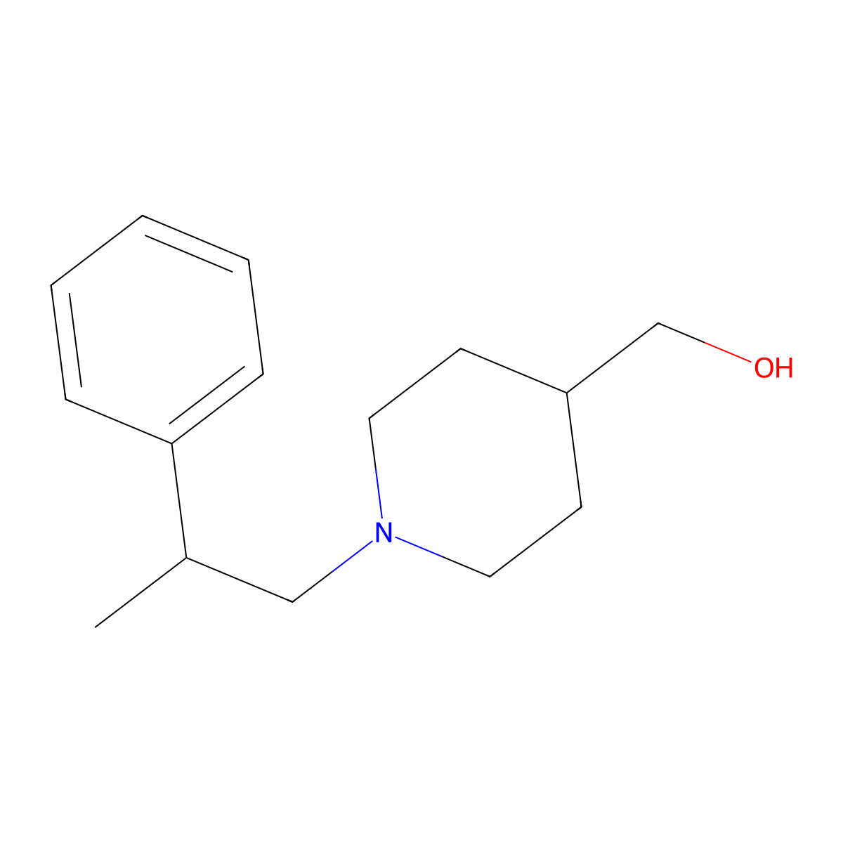 (1-(2-Phenylpropyl)piperidin-4-yl)methanol molecular structure, CAS 2072758-02-0