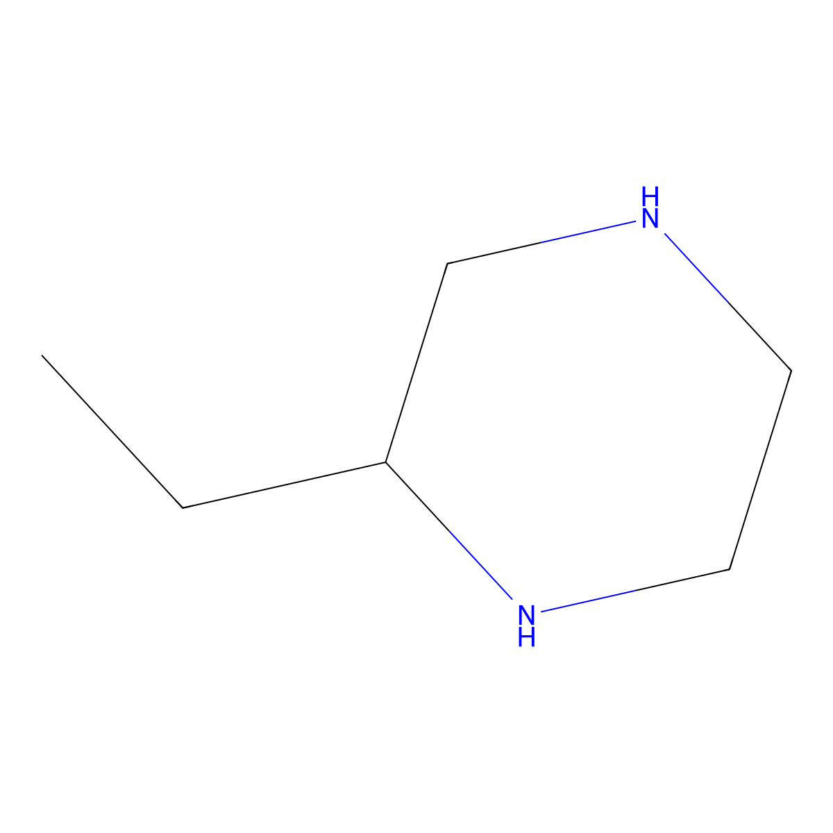 (2S)-2-Ethylpiperazine molecular structure, CAS 207284-20-6