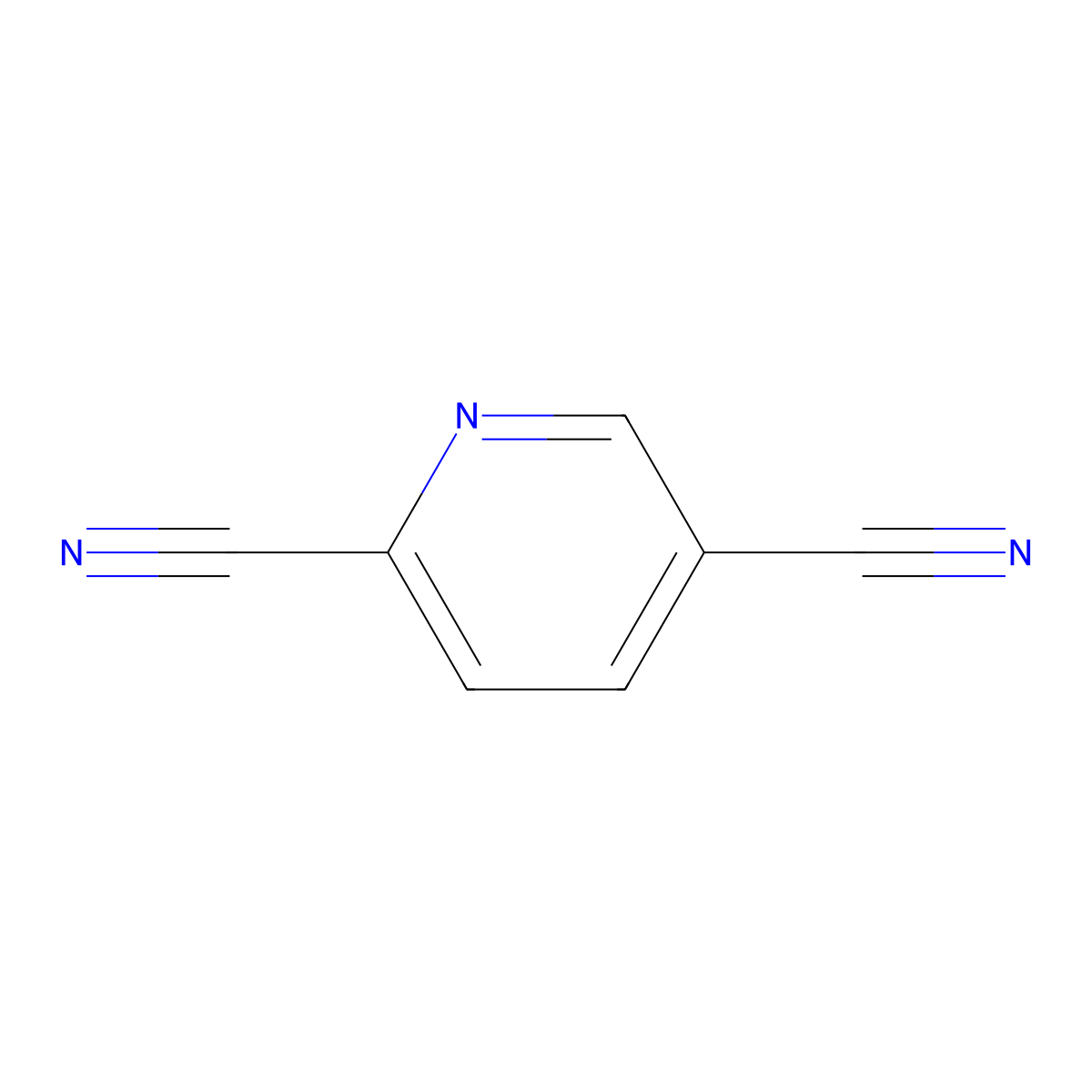 2,5-Dicyanopyridine molecular structure, CAS 20730-07-8