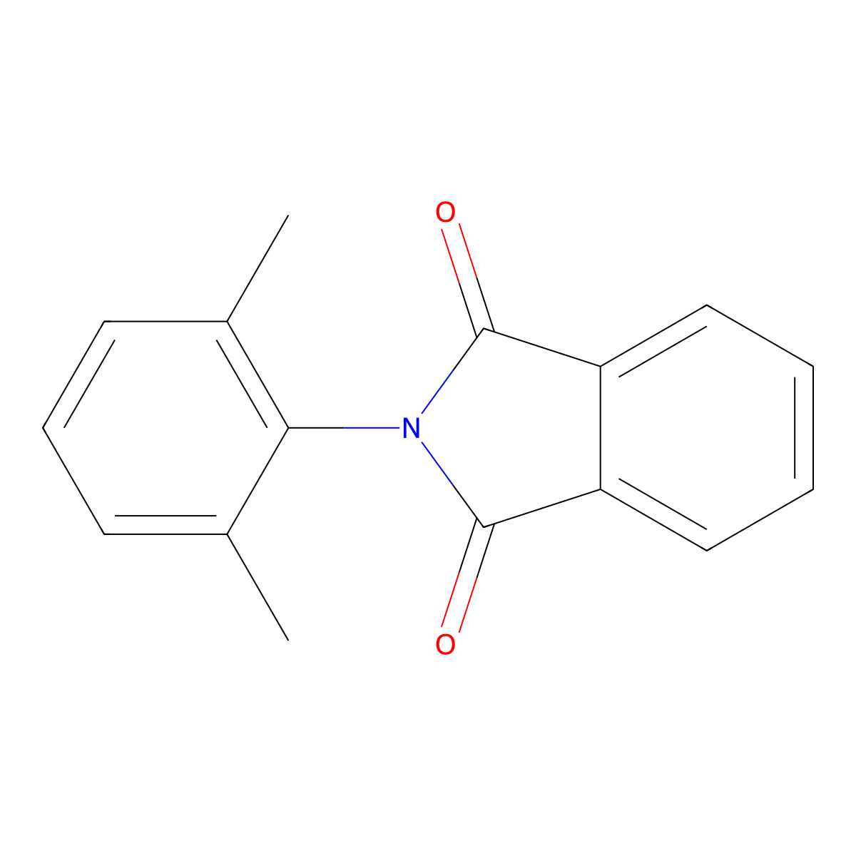 2,6-Dimethylphenylphthalimide molecular structure, CAS 20730-99-8