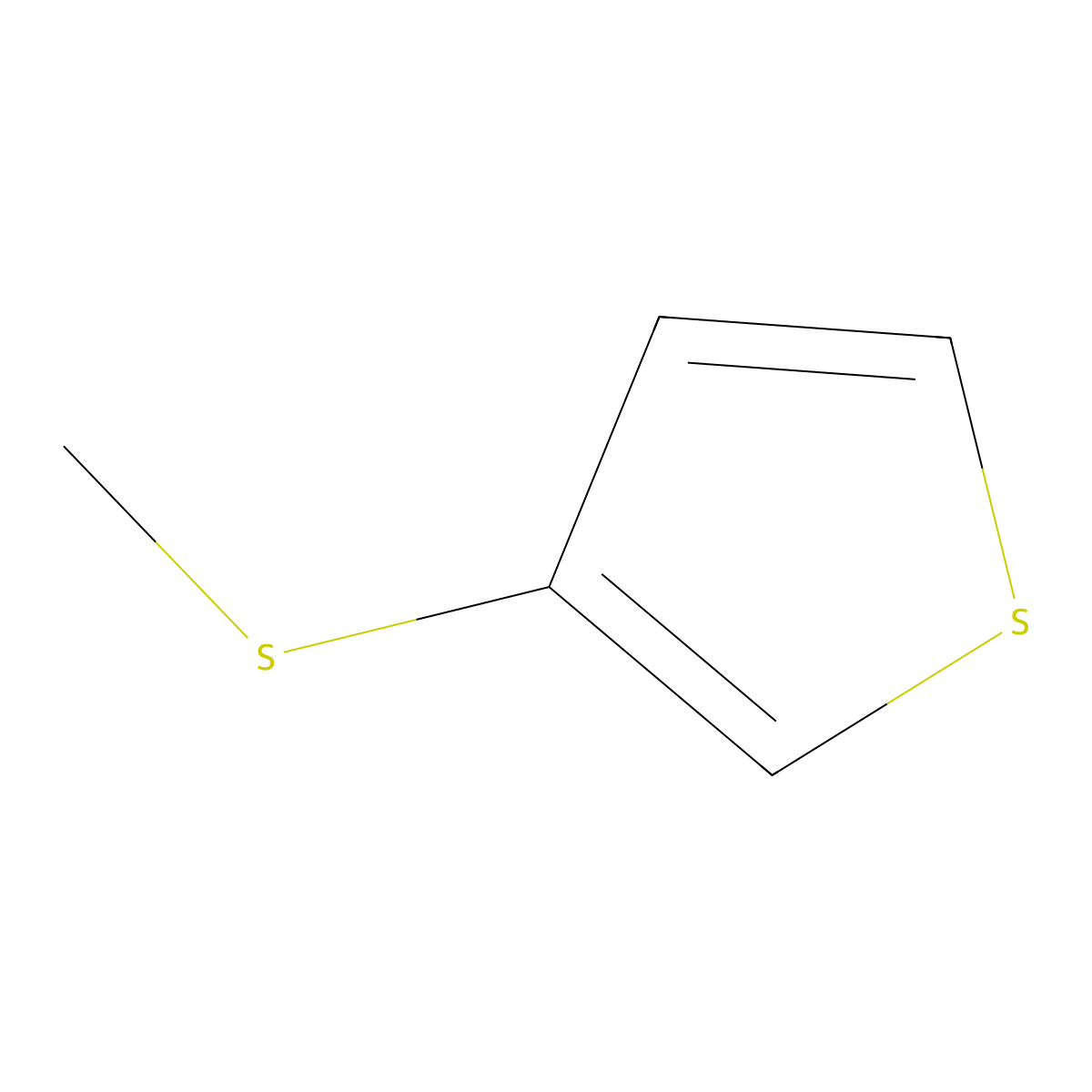 3-(Methylthio)thiophene molecular structure, CAS 20731-74-2
