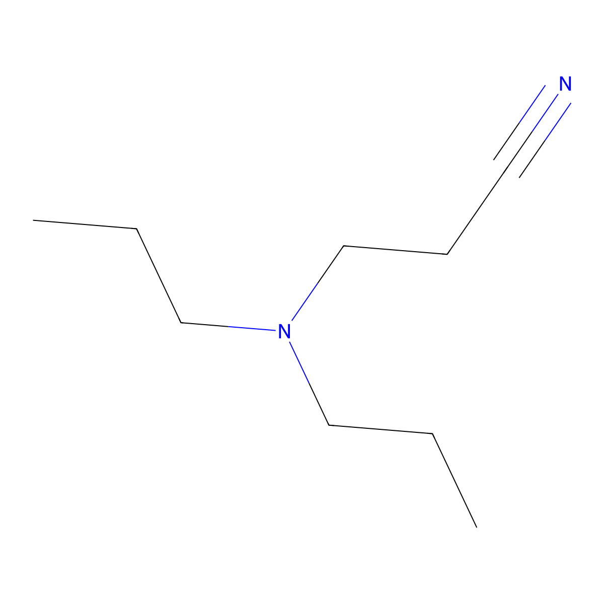 3-(Dipropylamino)propiononitrile molecular structure, CAS 20732-22-3