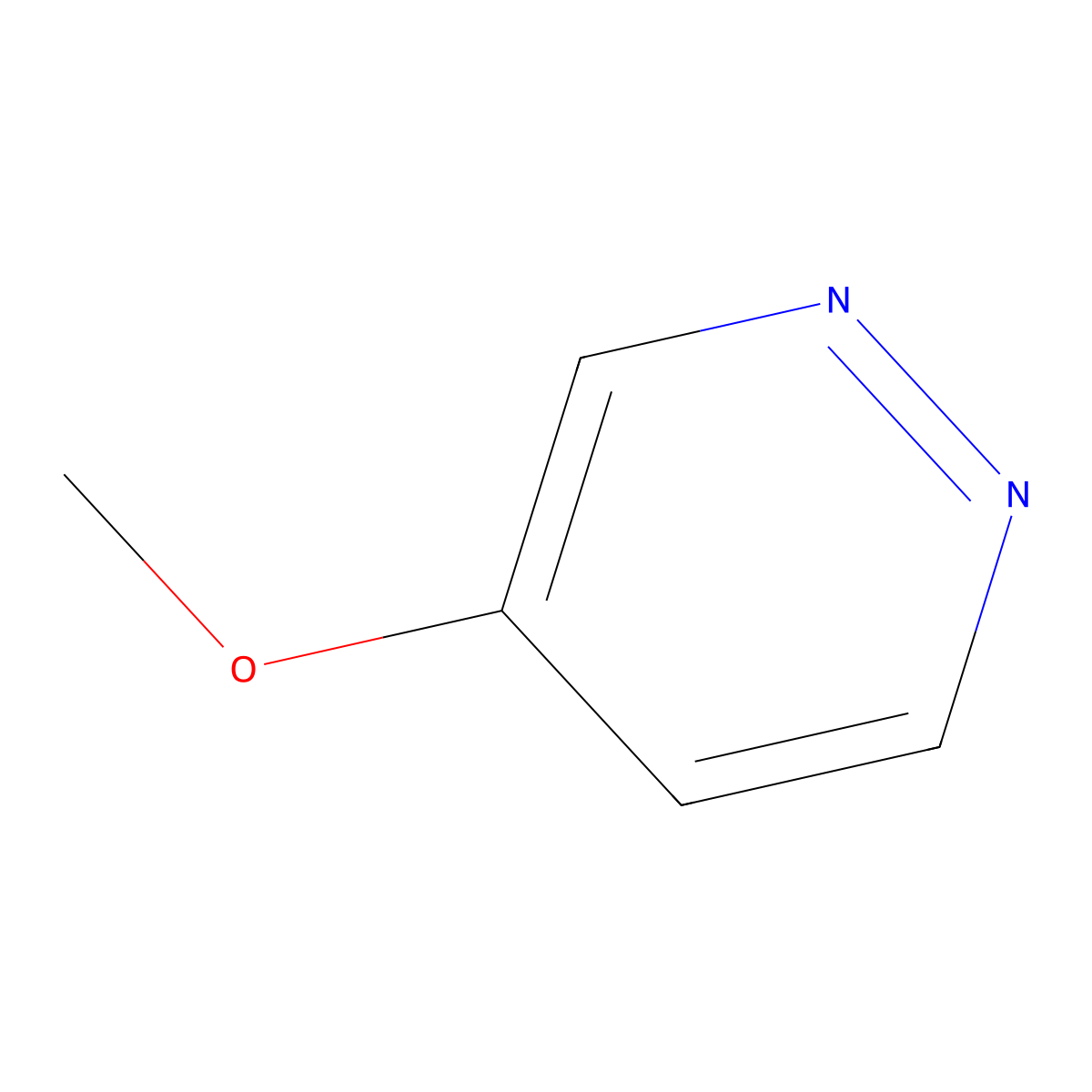4-Methoxypyridazine molecular structure, CAS 20733-11-3