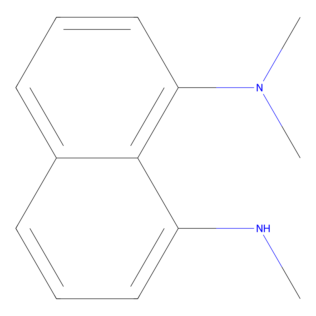 N1,N1,N8-Trimethylnaphthalene-1,8-diamine molecular structure, CAS 20734-57-0