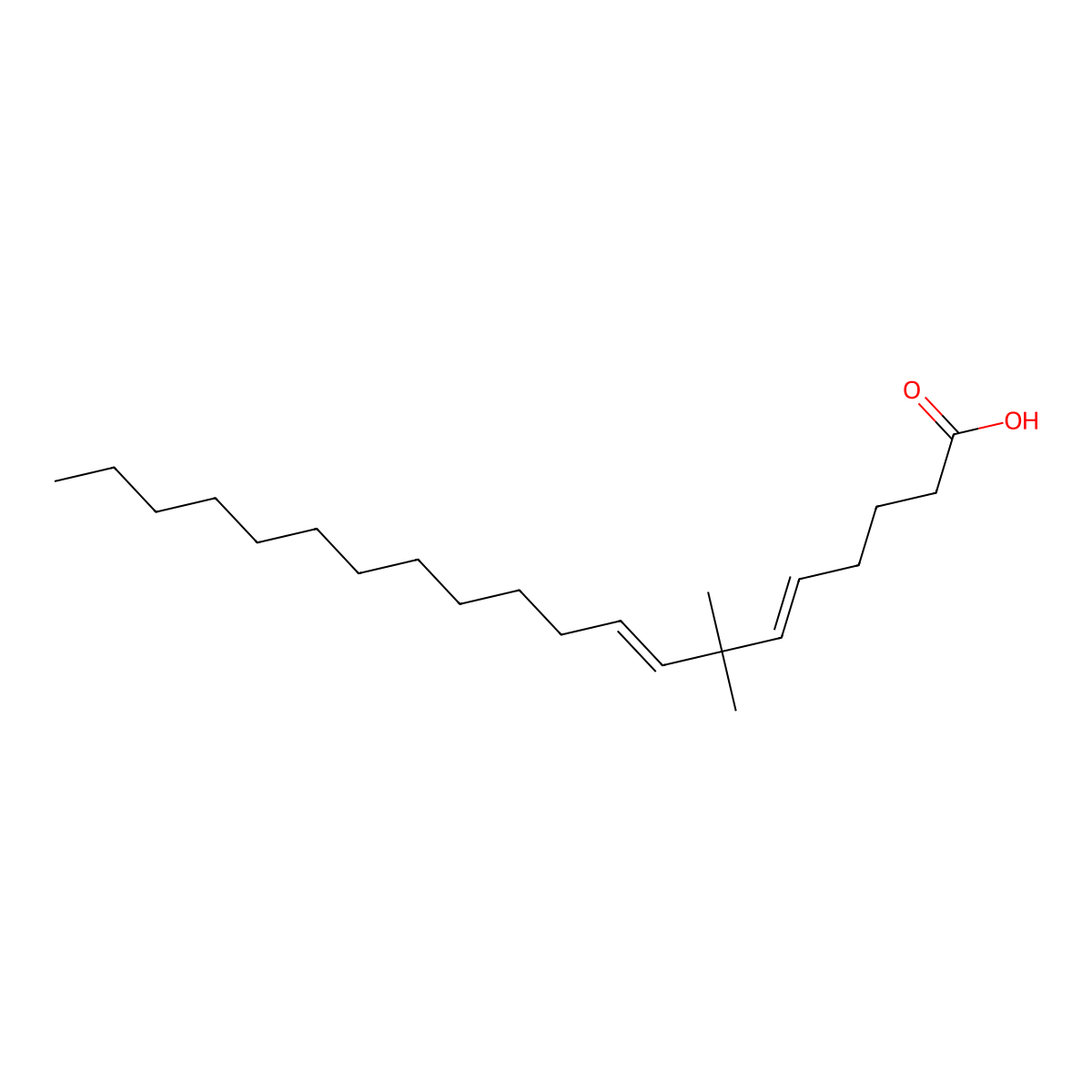 7,7-Dimethylicosa-5,8-dienoic acid molecular structure, CAS 207351-40-4