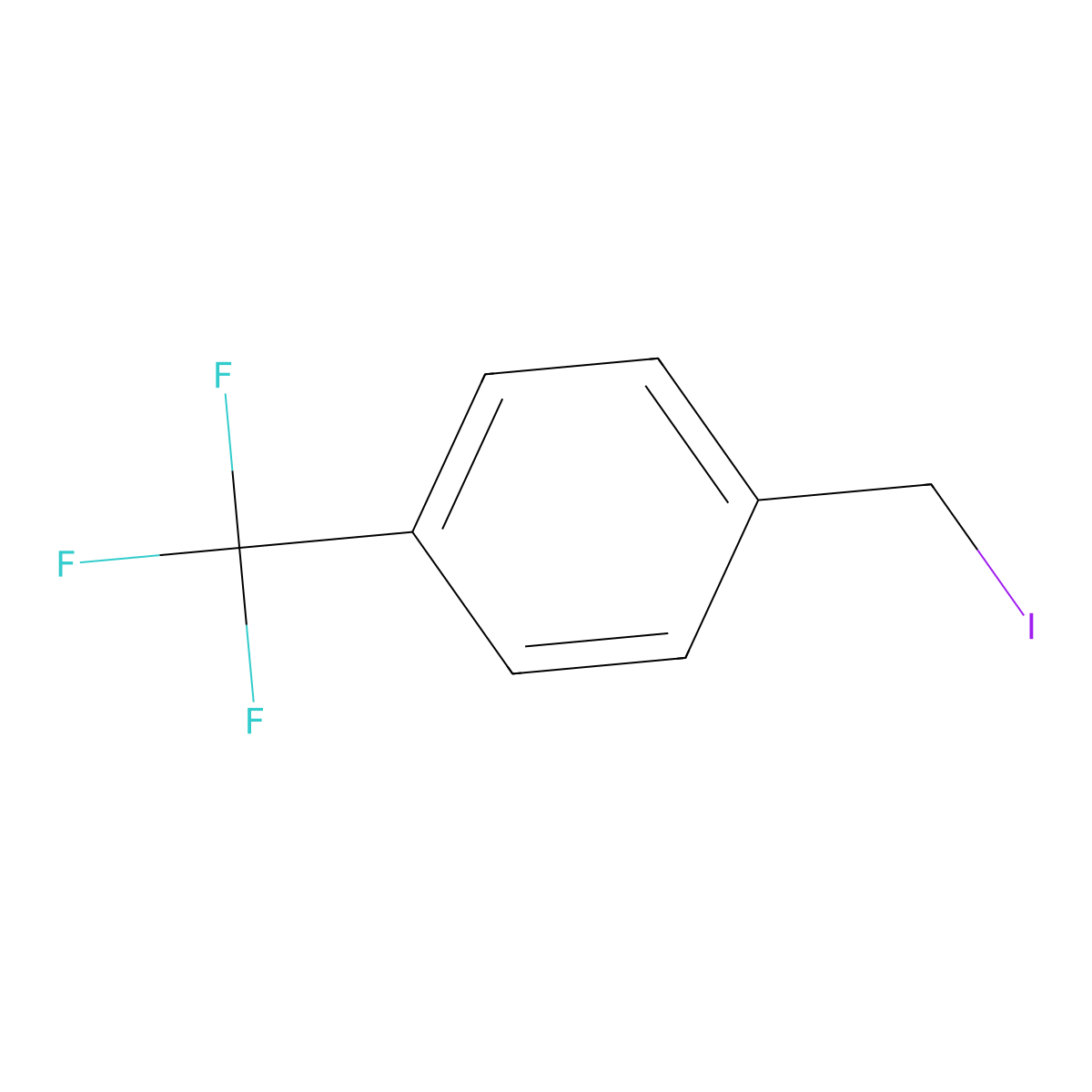 1-(Iodomethyl)-4-(trifluoromethyl)benzene molecular structure, CAS 207388-61-2