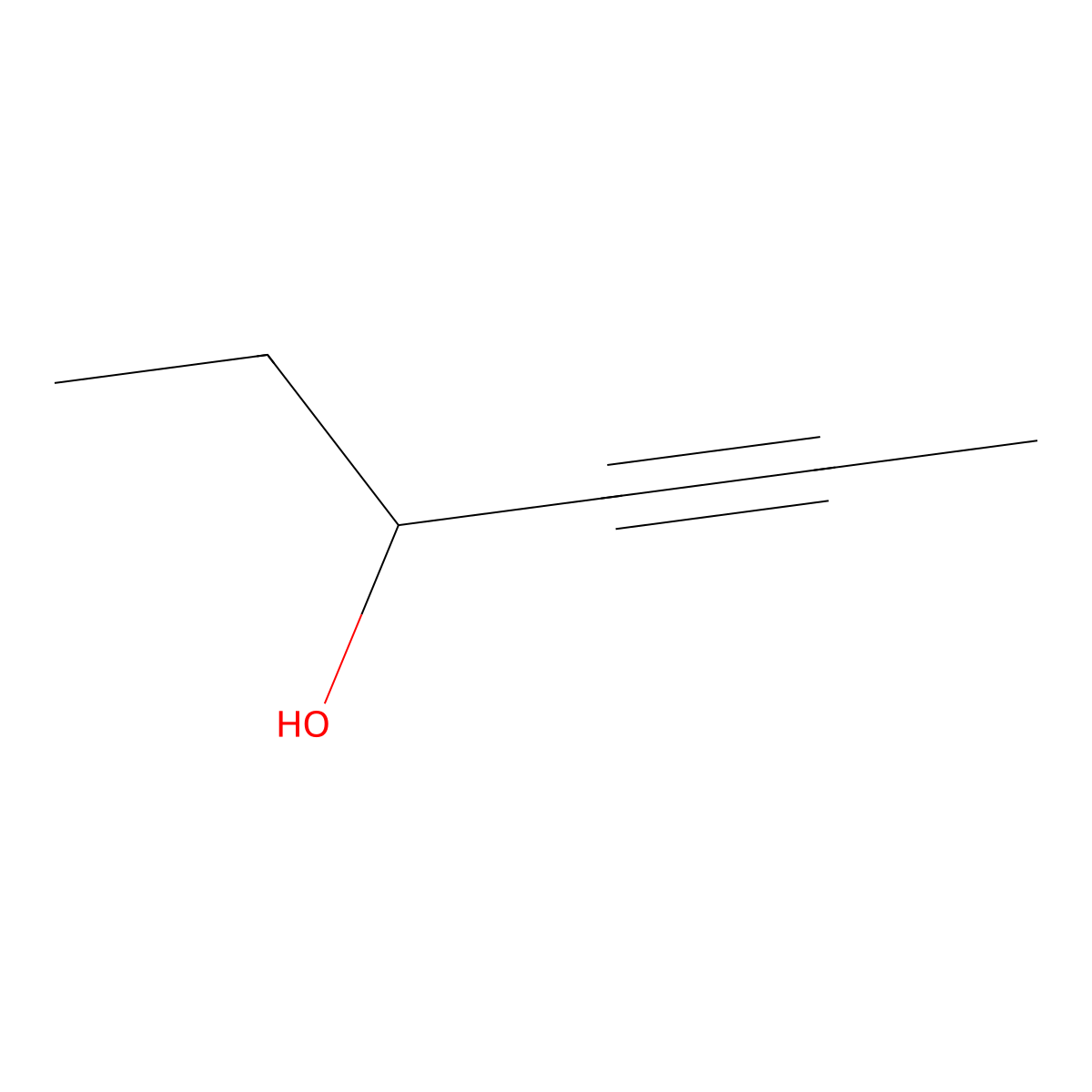 4-Hexyn-3-ol molecular structure, CAS 20739-59-7