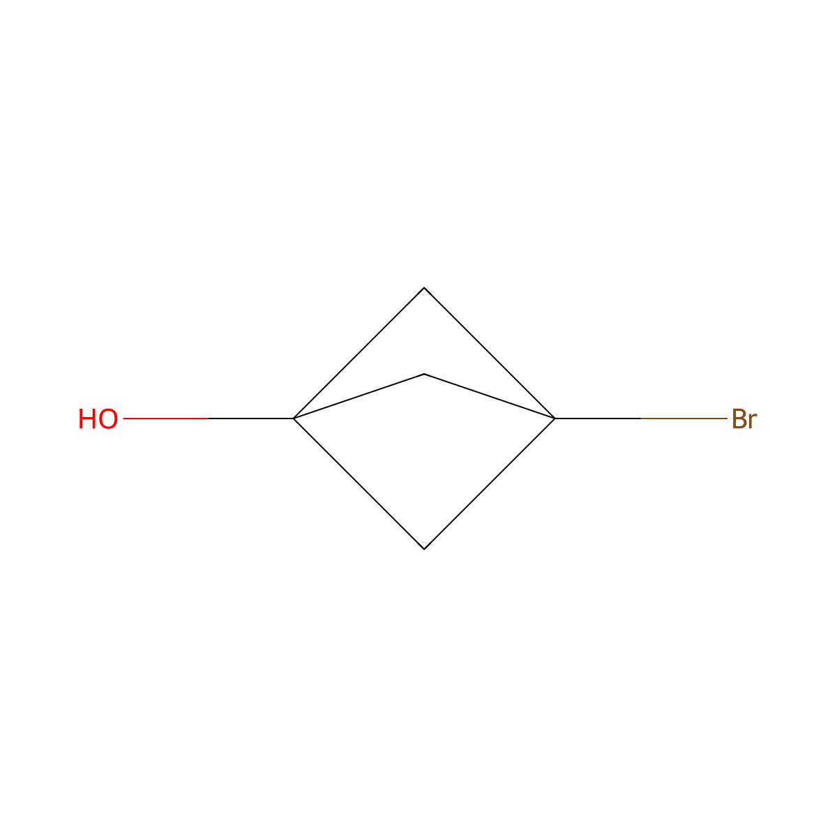 3-Bromobicyclo[1.1.1]pentan-1-ol molecular structure, CAS 207392-09-4