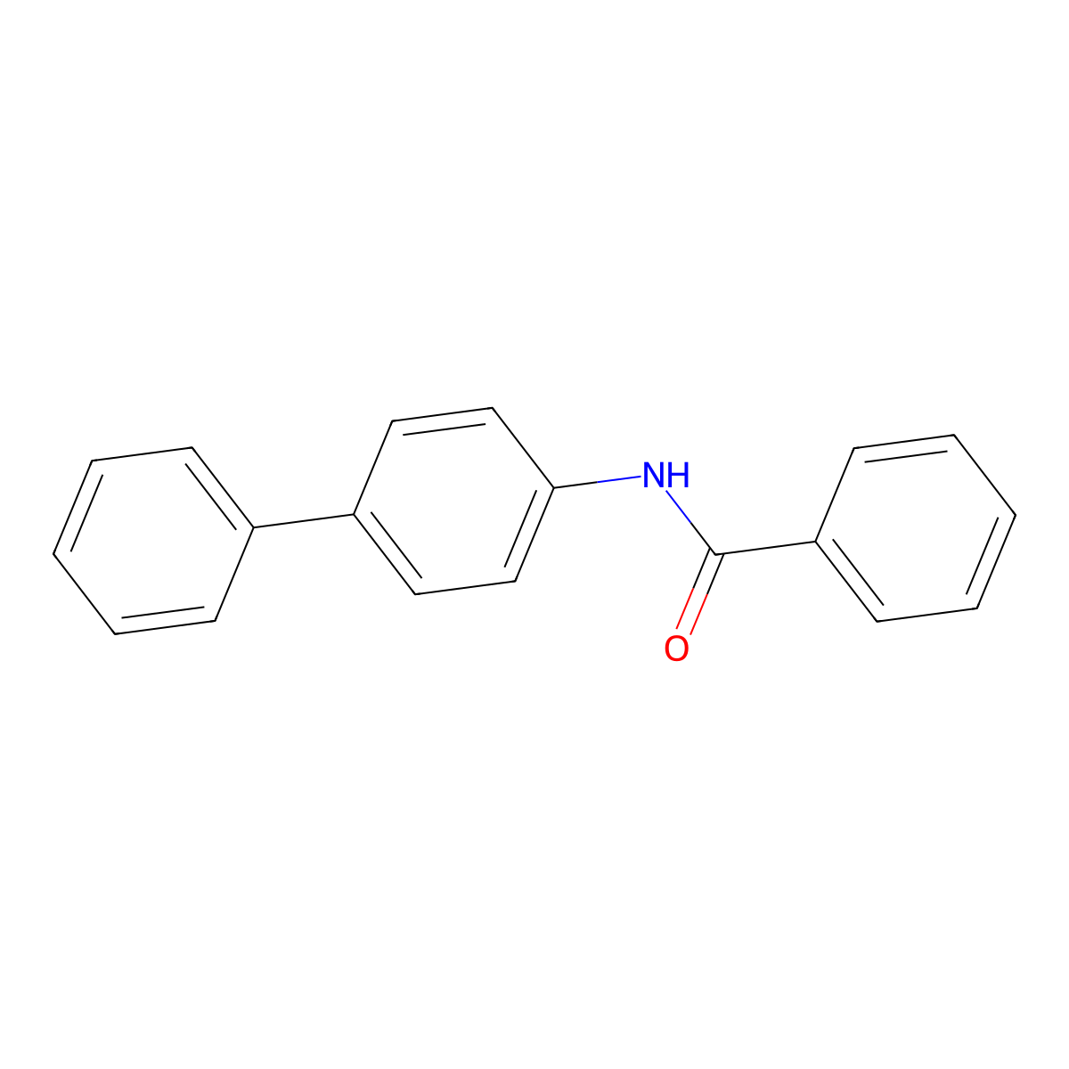 4'-Phenylbenzanilide molecular structure, CAS 20743-57-1
