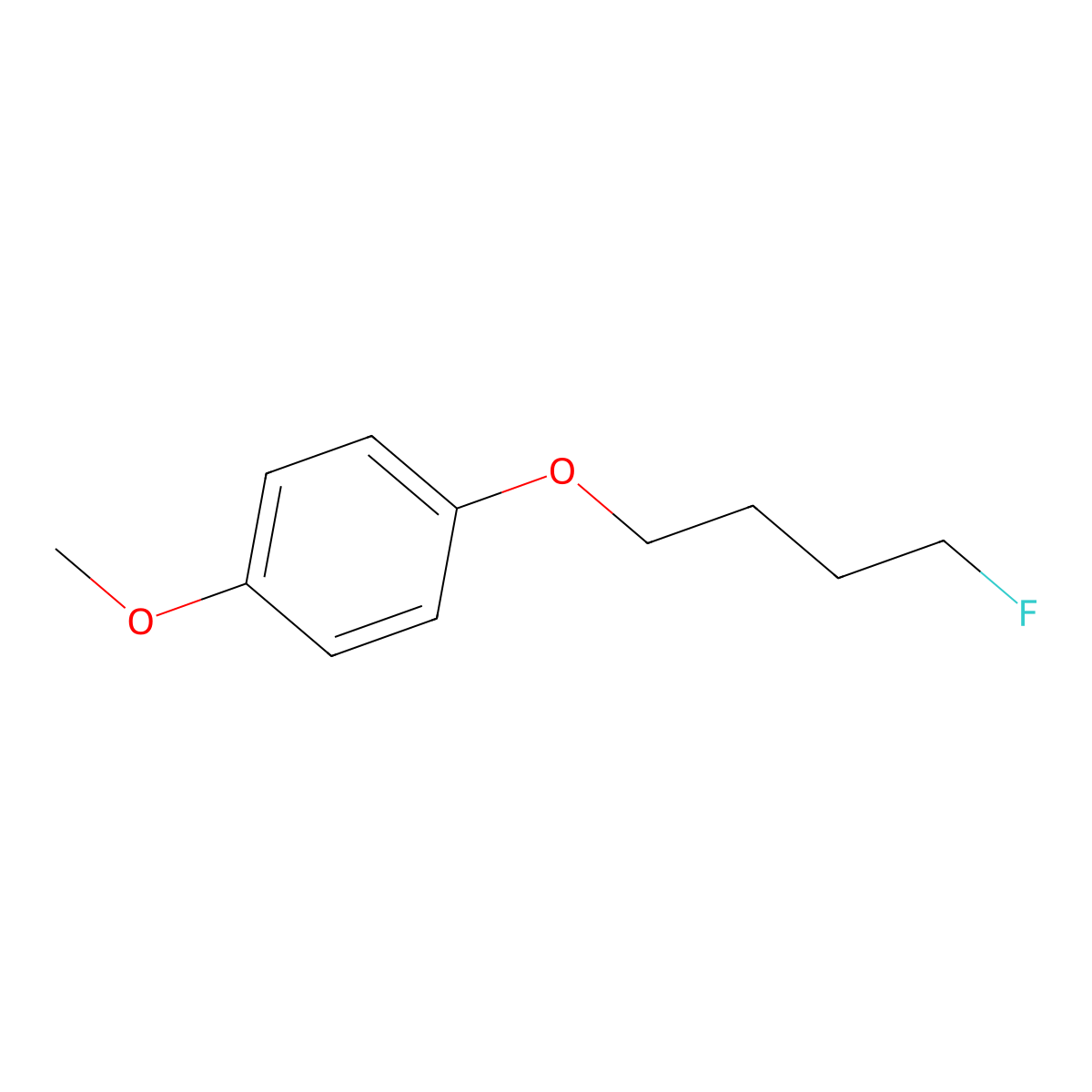 1-(4-Fluorobutoxy)-4-methoxybenzene molecular structure, CAS 20744-07-4