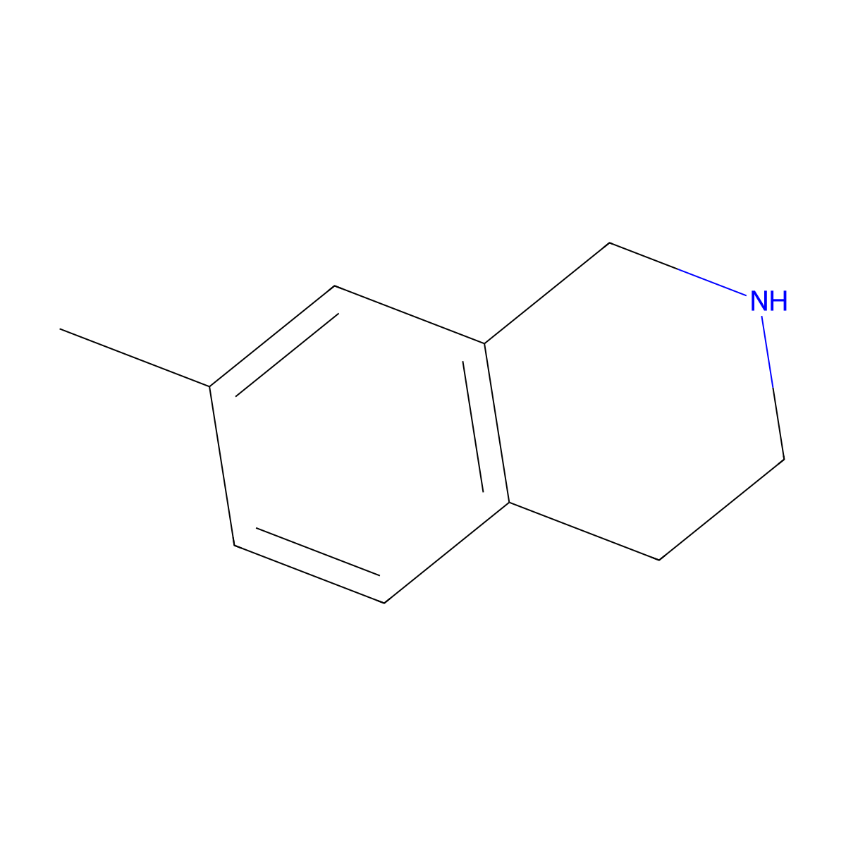 7-Methyl-1,2,3,4-tetrahydroisoquinoline molecular structure, CAS 207451-81-8