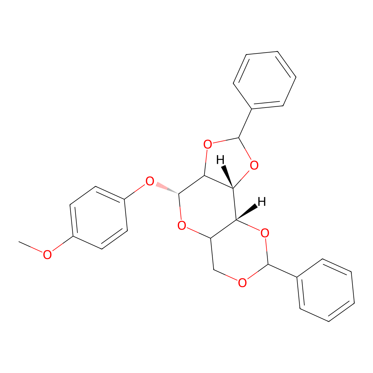 (1R,2R,7R)-7-(4-methoxyphenoxy)-4,12-diphenyl-3,5,8,11,13-pentaoxatricyclo[7.4.0.02,6]tridecane molecular structure, CAS 2074577-41-4