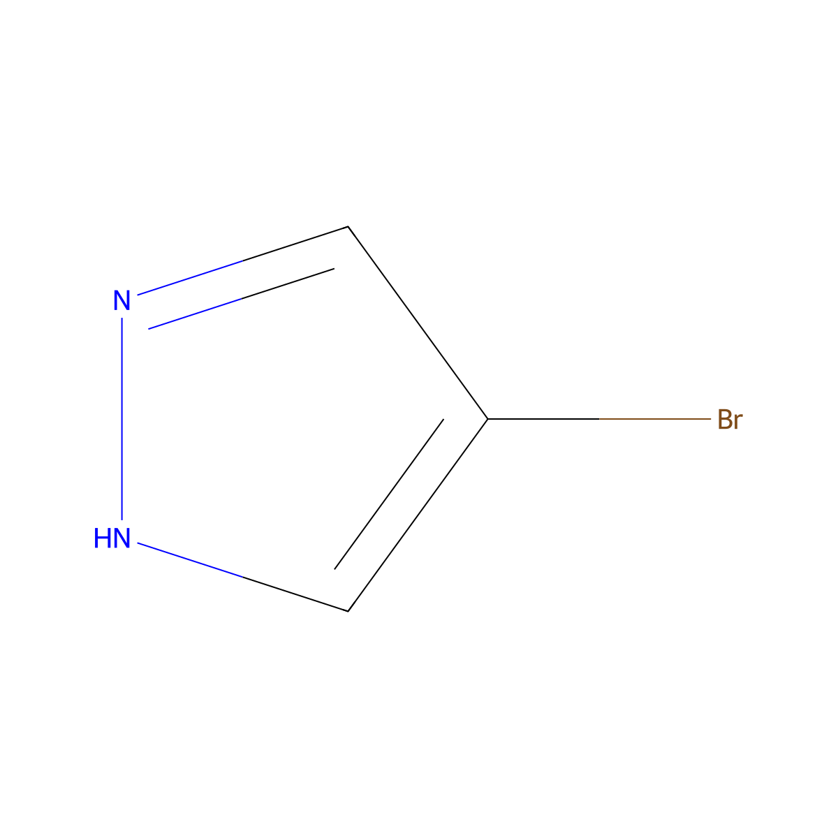 4-Bromopyrazole molecular structure, CAS 2075-45-8