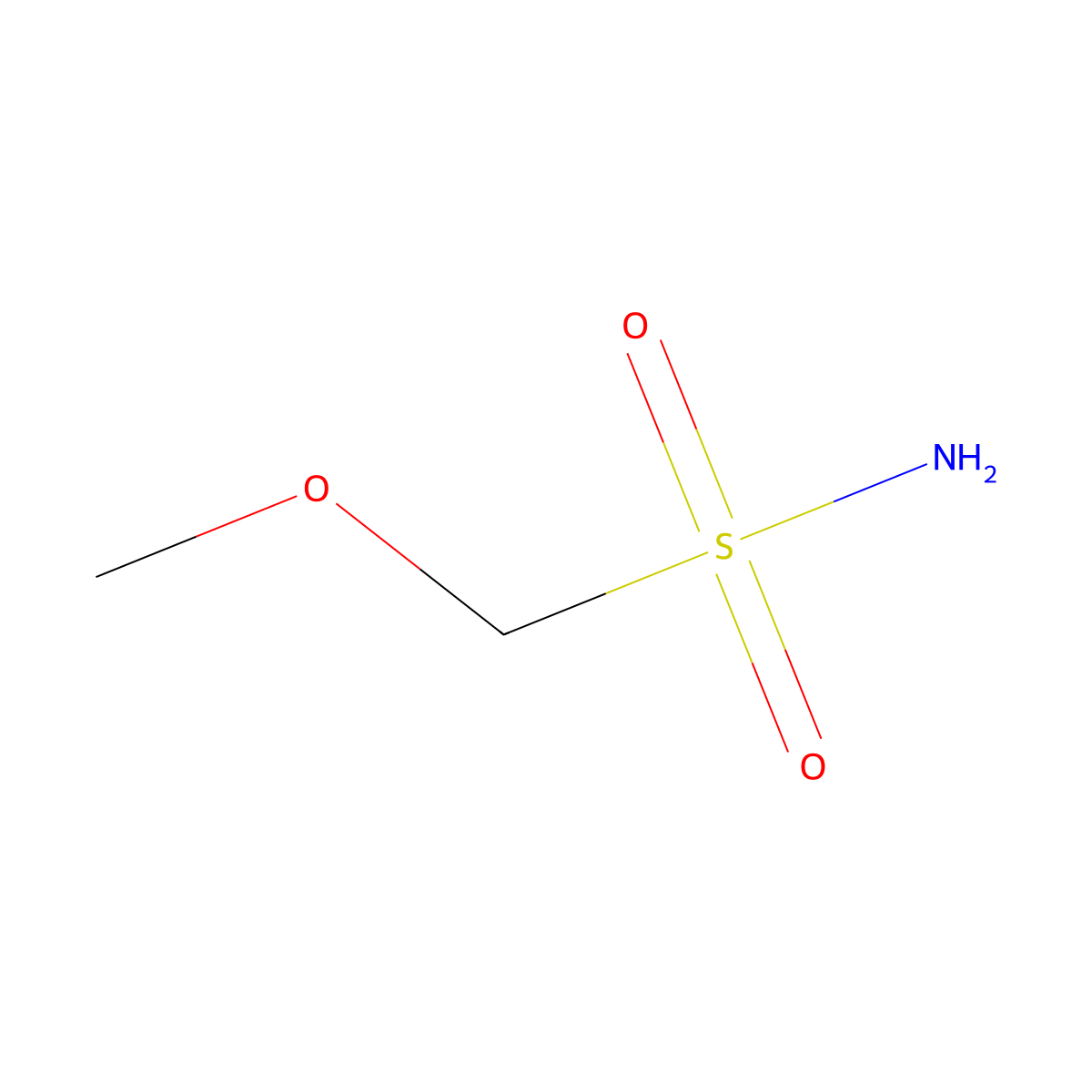 Methoxymethanesulfonamide molecular structure, CAS 207517-21-3