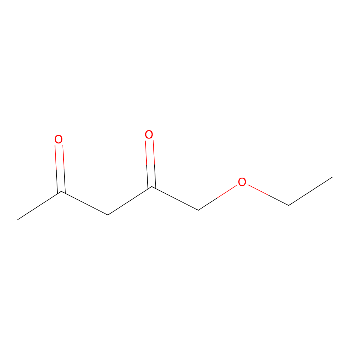 1-Ethoxy-2,4-pentanedione molecular structure, CAS 20754-01-2