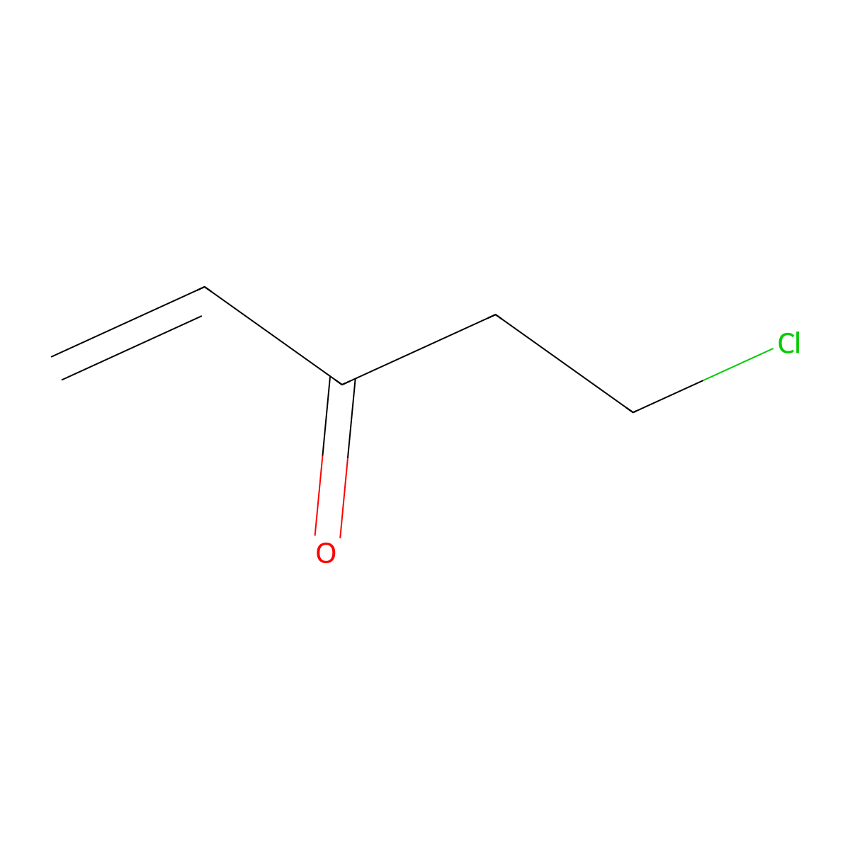 1-Penten-3-one, 5-chloro- molecular structure, CAS 20757-87-3