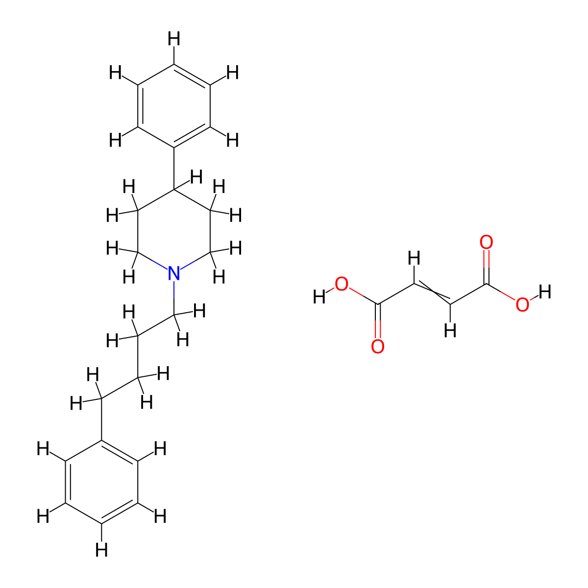 4-BBPB maleate molecular structure, CAS 207572-62-1