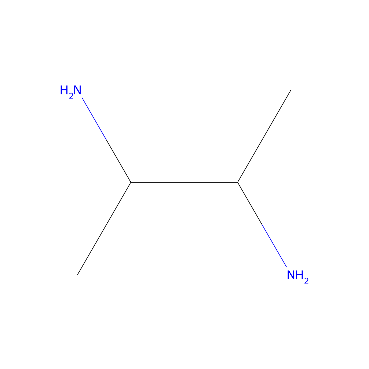 rel-(2R,3S)-2,3-Butanediamine molecular structure, CAS 20759-15-3