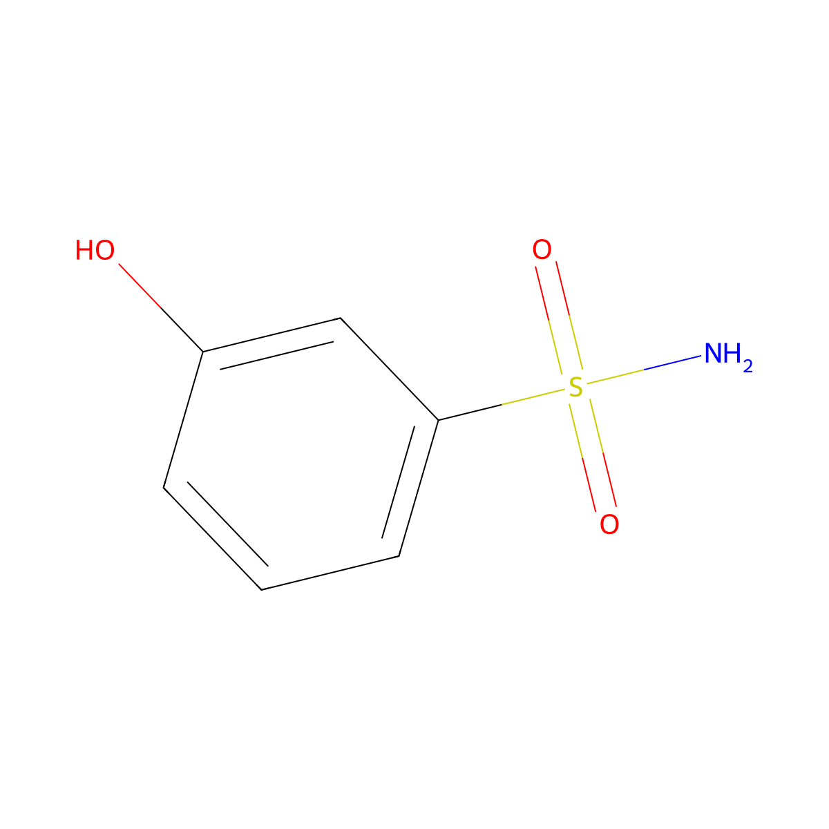 3-Hydroxybenzenesulfonamide molecular structure, CAS 20759-40-4