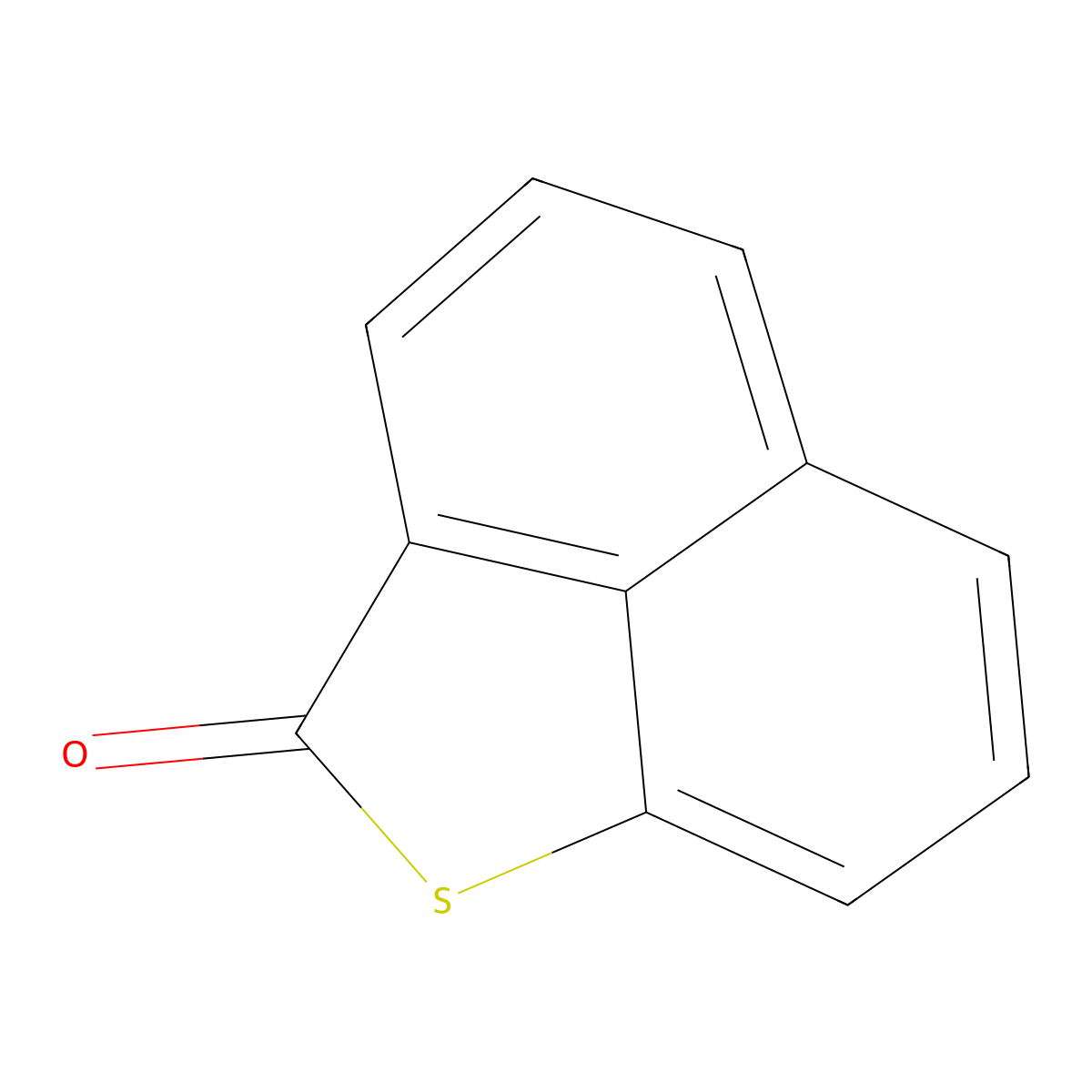 2H-Naphtho[1,8-bc]thiophen-2-one molecular structure, CAS 20760-29-6