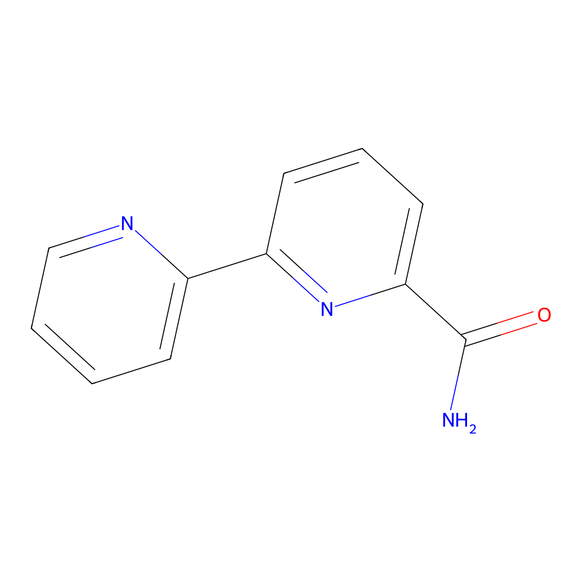 [2,2'-Bipyridine]-6-carboxamide molecular structure, CAS 207610-55-7
