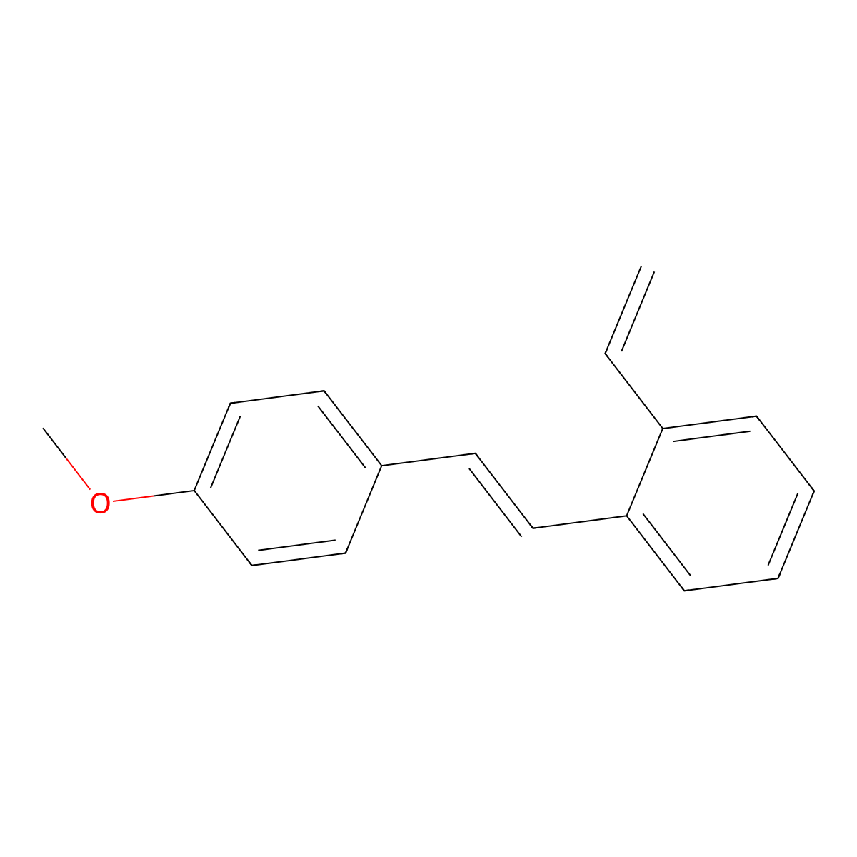 1-[2-(4-Methoxyphenyl)vinyl]-2-vinylbenzene molecular structure, CAS 207619-53-2