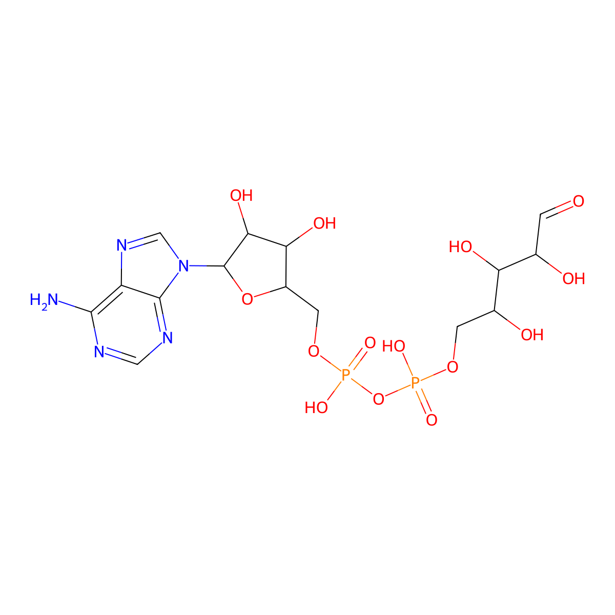 ADP ribose molecular structure, CAS 20762-30-5