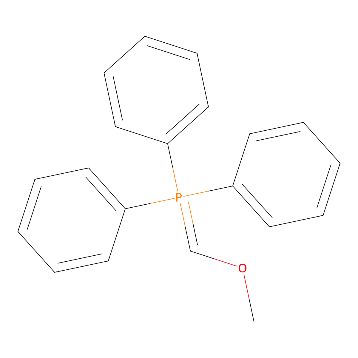 (Methoxymethylene)triphenylphosphorane molecular structure, CAS 20763-19-3