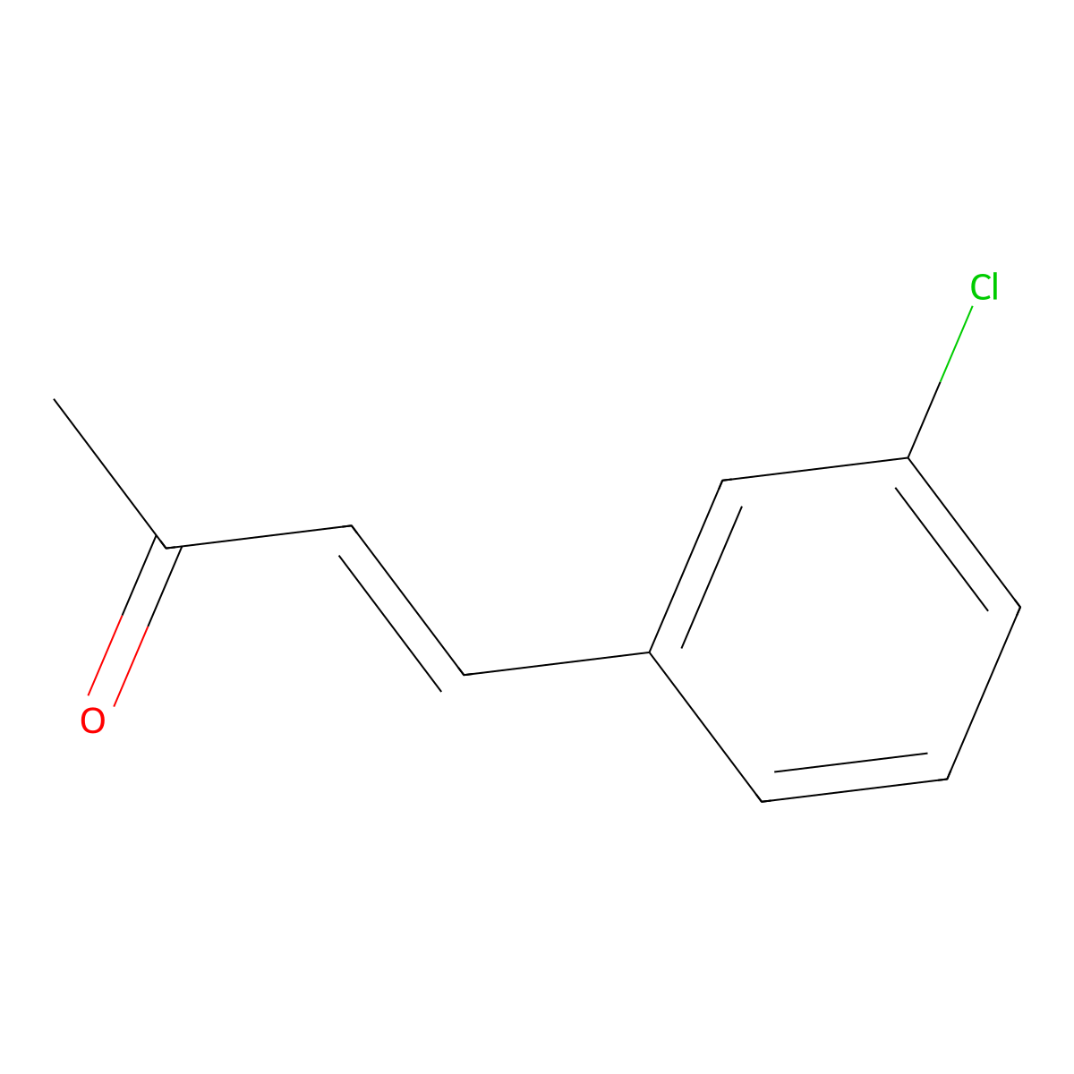 (E)-4-(3-Chloro-phenyl)-but-3-en-2-one molecular structure, CAS 20766-36-3