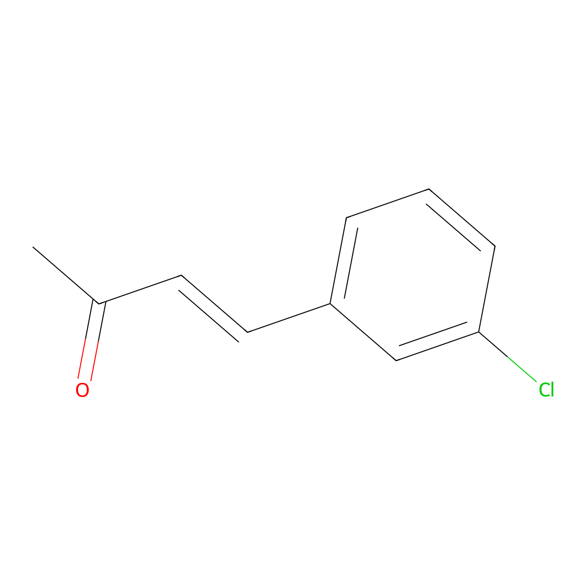 (E)-4-(3-Chloro-phenyl)-but-3-en-2-one molecular structure, CAS 20766-36-3