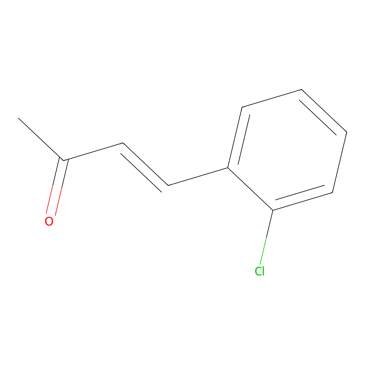(E)-4-(2-Chloro-phenyl)-but-3-en-2-one molecular structure, CAS 20766-37-4