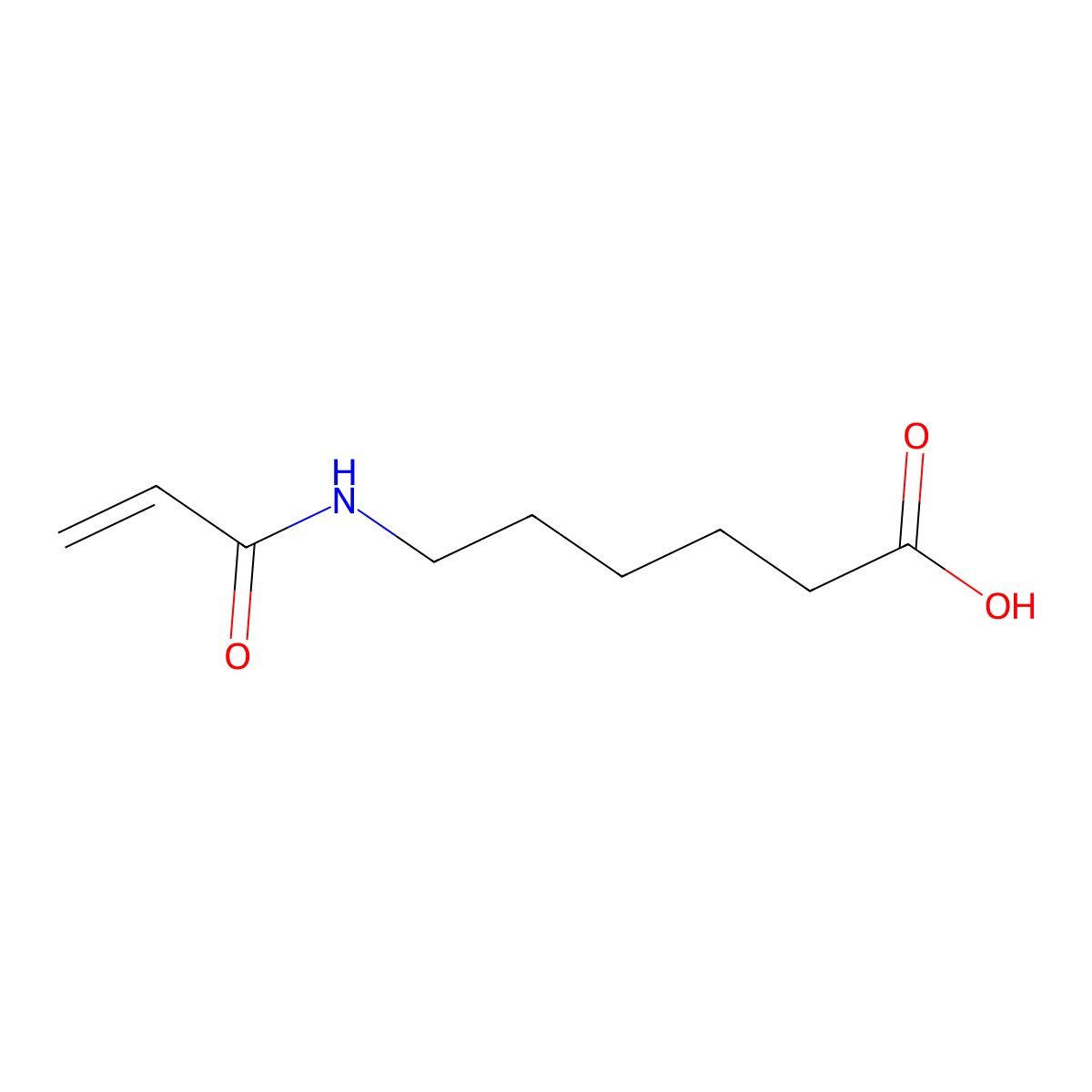 6-Acrylamidohexanoic Acid molecular structure, CAS 20766-85-2