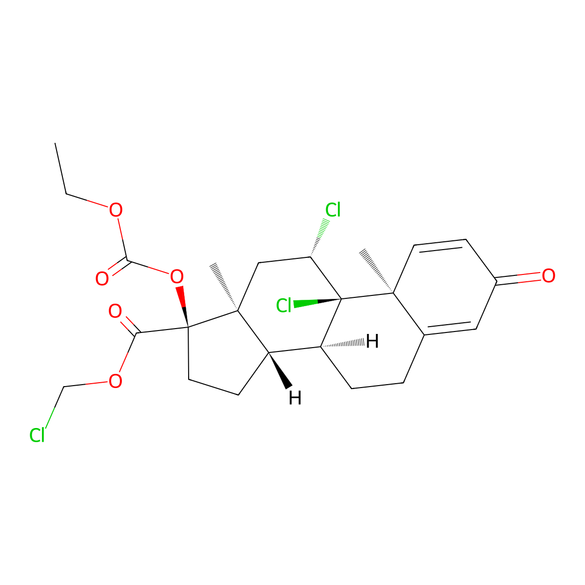 Loteprednol Impurity 48 molecular structure, CAS 207670-57-3