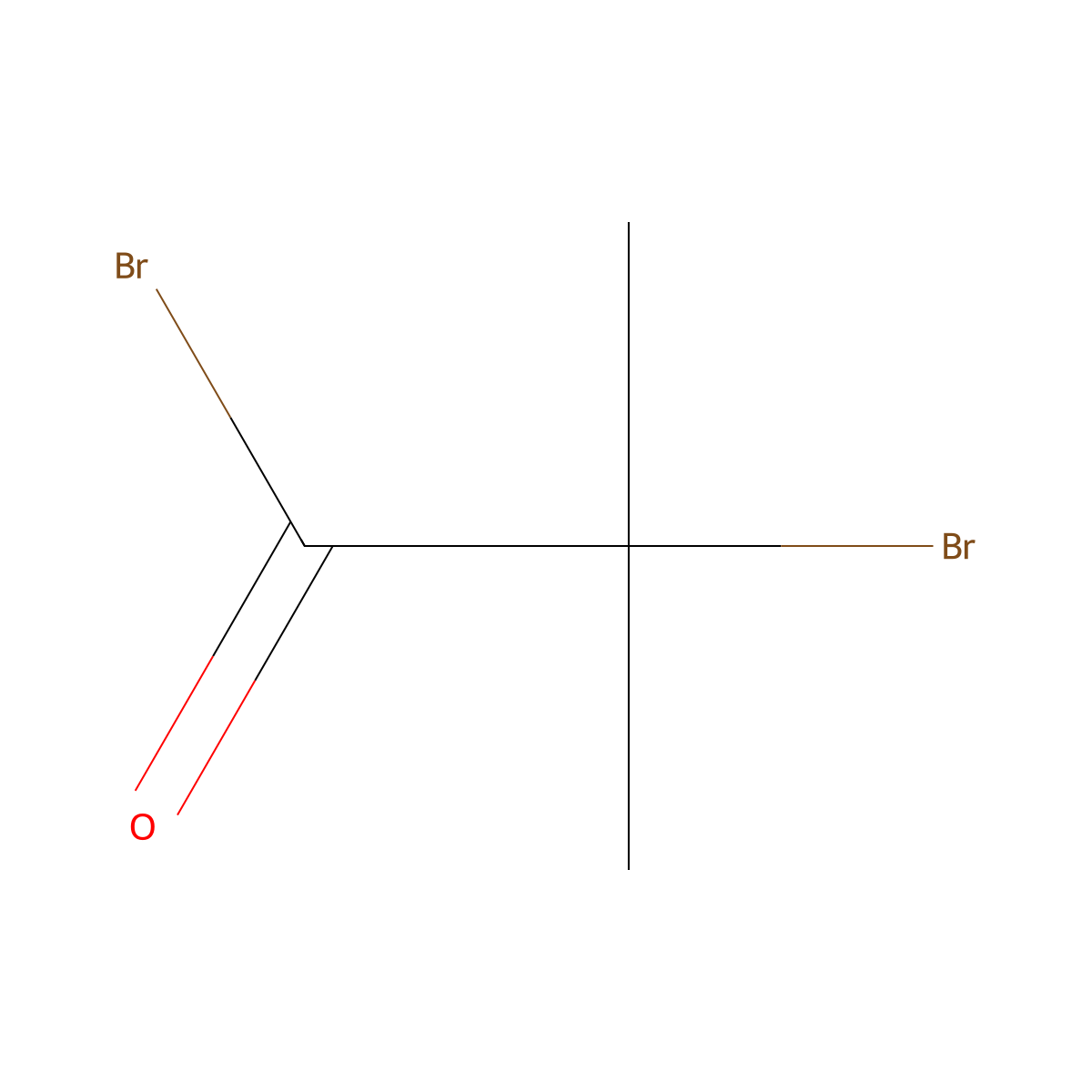 2-Bromo-2-methylpropionyl bromide molecular structure, CAS 20769-85-1