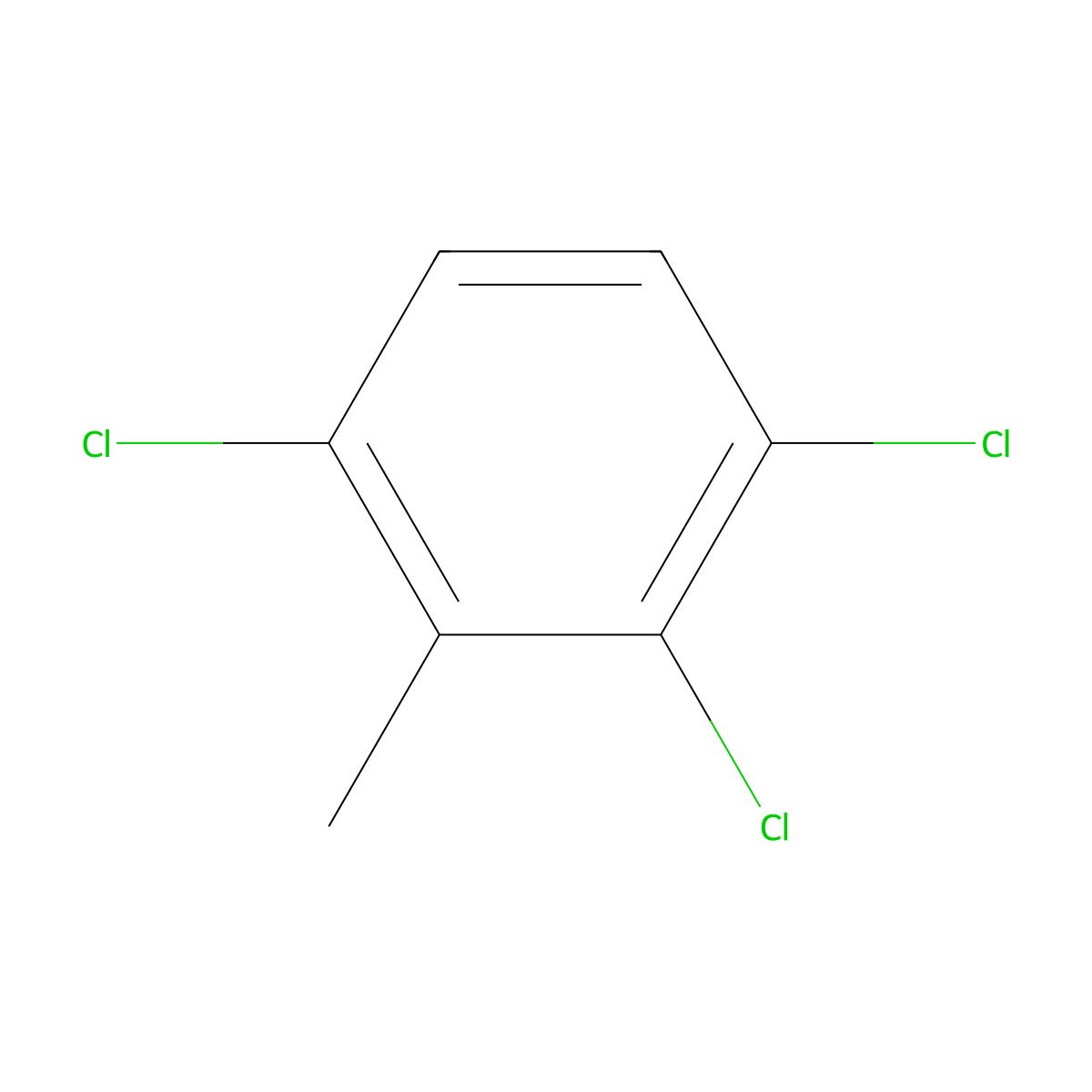 2,3,6-Trichlorotoluene molecular structure, CAS 2077-46-5