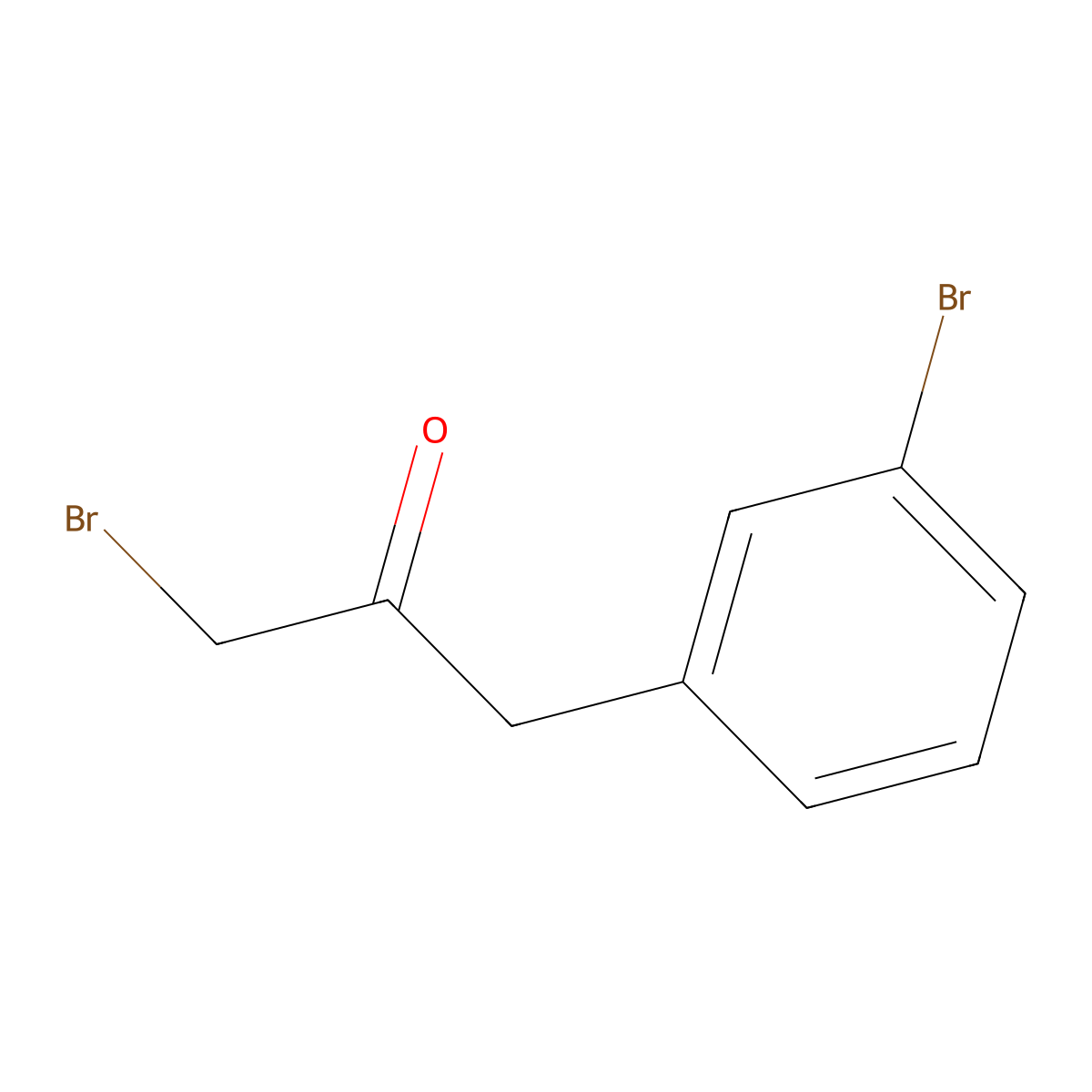 1-Bromo-3-(3-bromophenyl)propan-2-one molecular structure, CAS 20772-09-2
