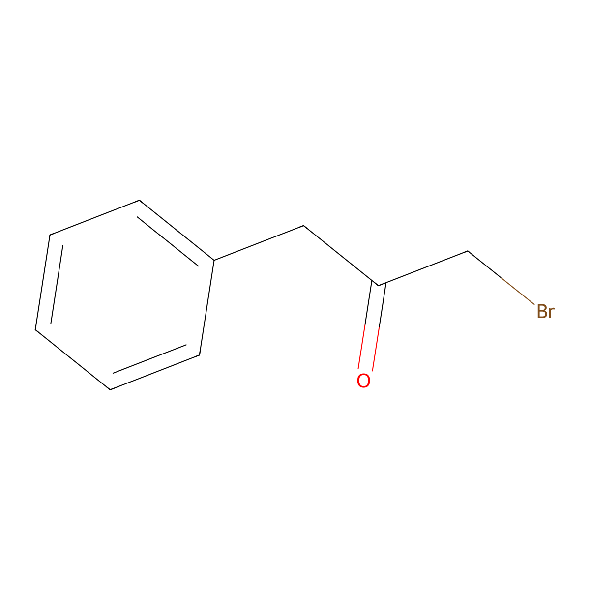 1-Bromo-3-phenyl-2-propanone molecular structure, CAS 20772-12-7