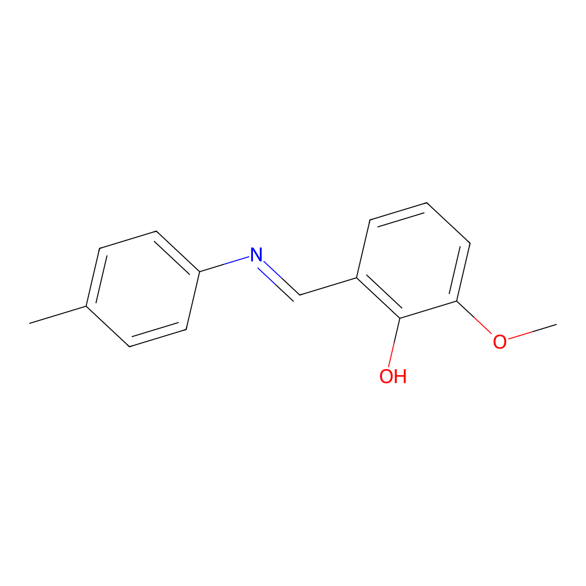 6-Methoxy-alpha-(4-methylphenylimino)-O-cresol molecular structure, CAS 20772-64-9