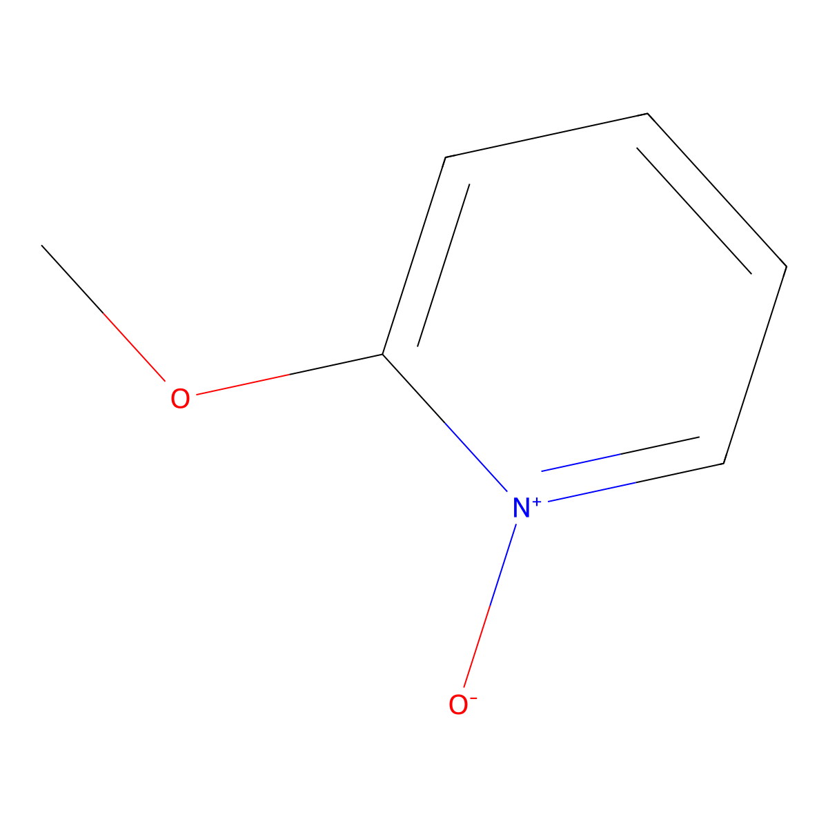 Pyridine, 2-methoxy-, 1-oxide molecular structure, CAS 20773-98-2